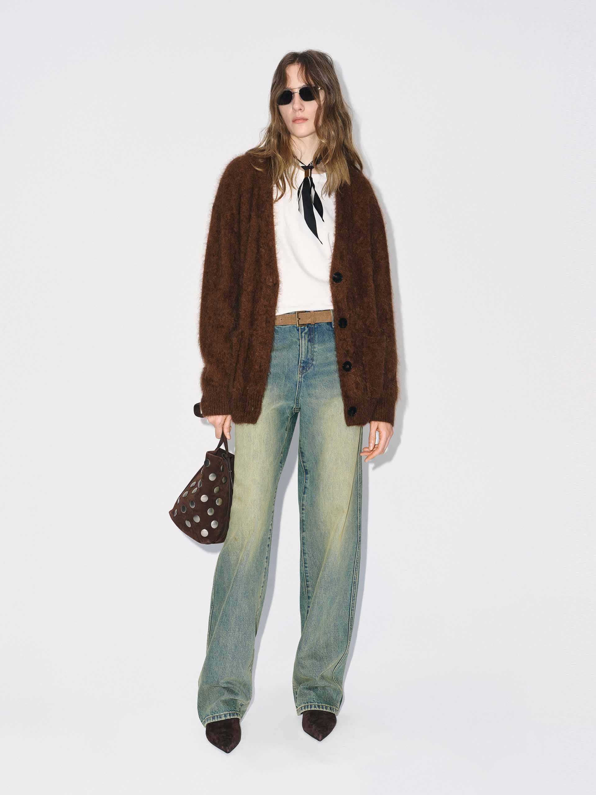 Furry Touch Knitted Cardigan - Image 8
