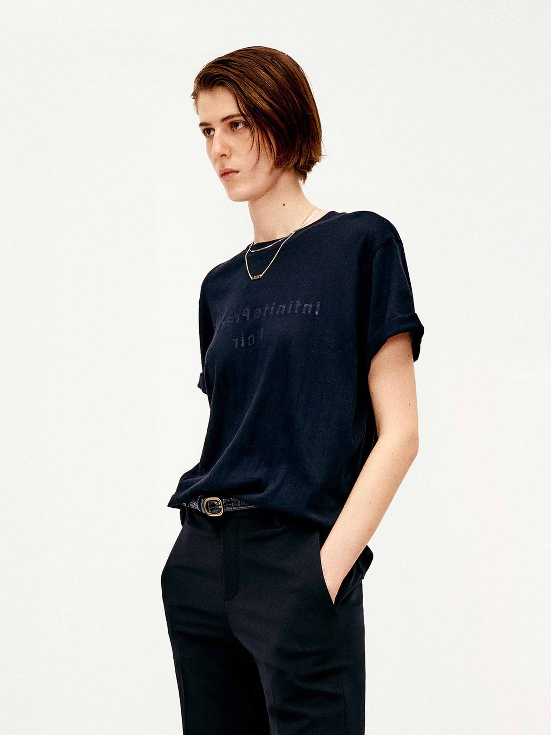 Gathered Hem Printed T-shirt - Image 10