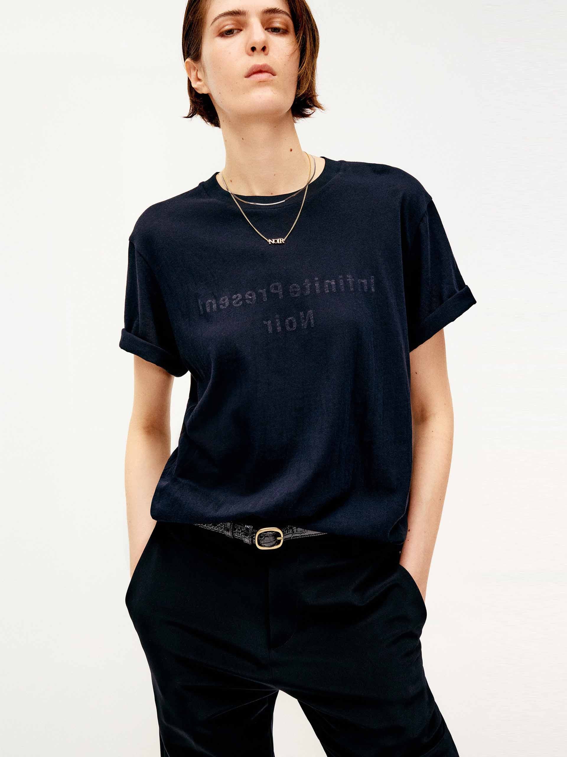 Gathered Hem Printed T-shirt - Image 14