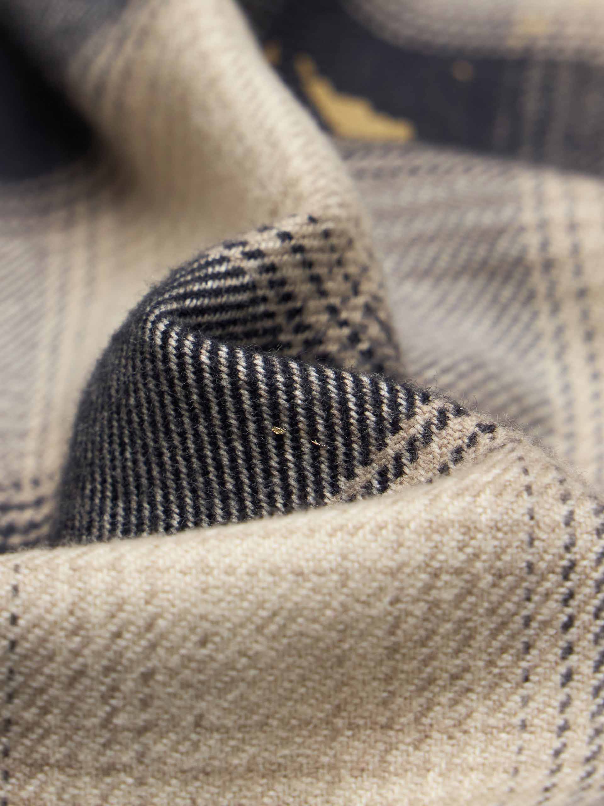 Gold Splatter Plaid Shirt - Image 4