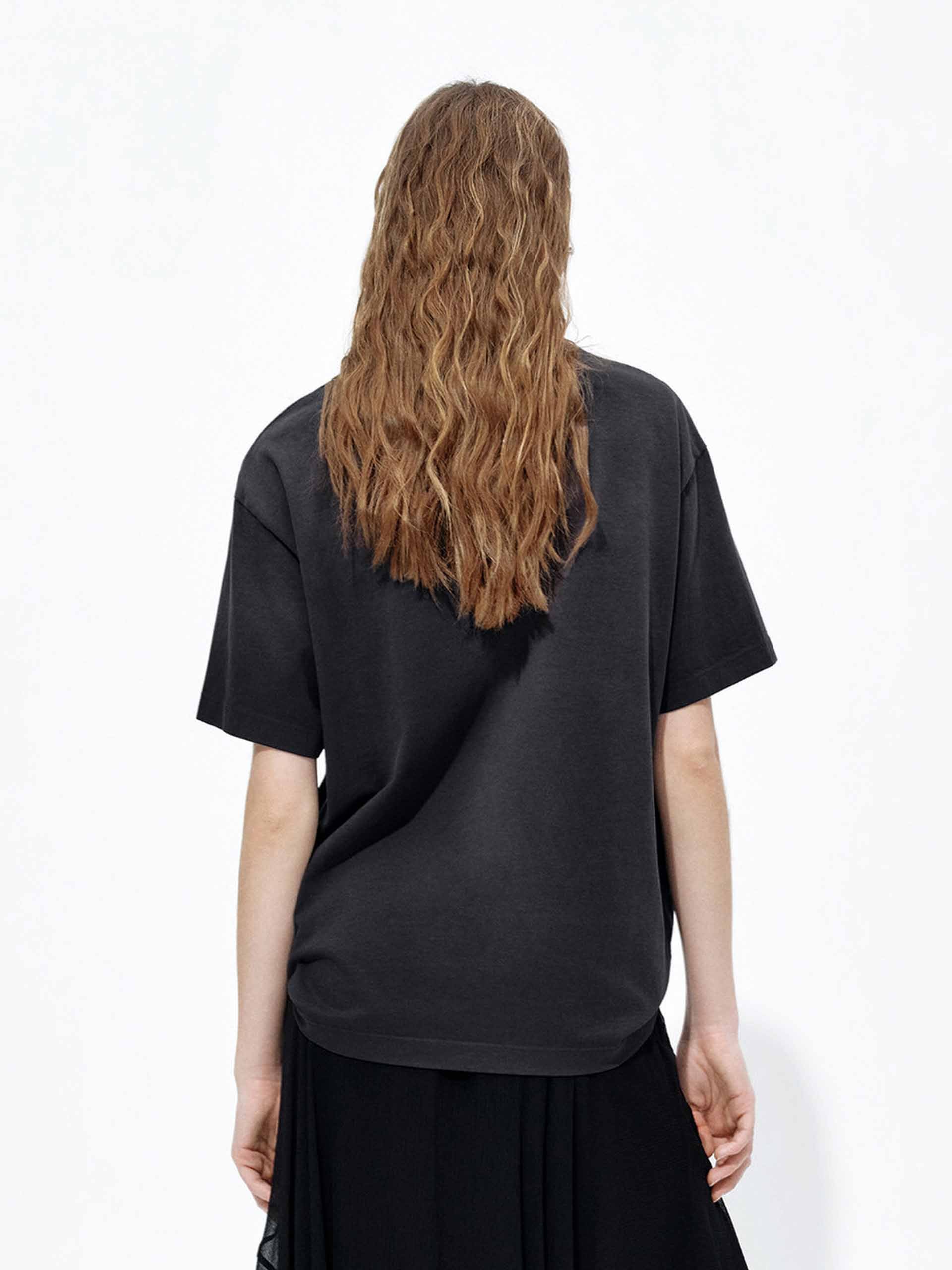 Graffiti Letter Cotton T-Shirt - Image 6