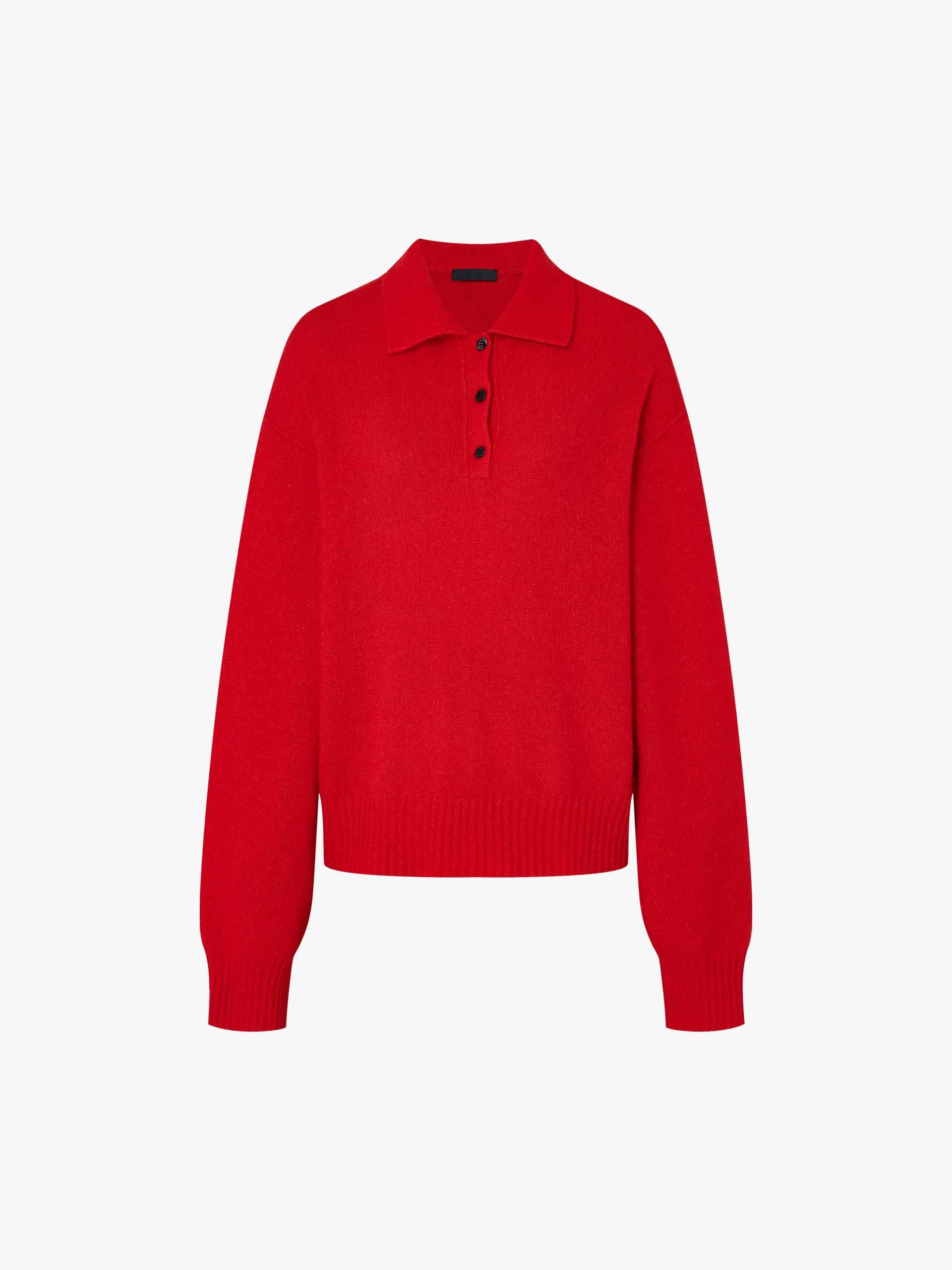 Half Button Knitted Sweater - Image 21