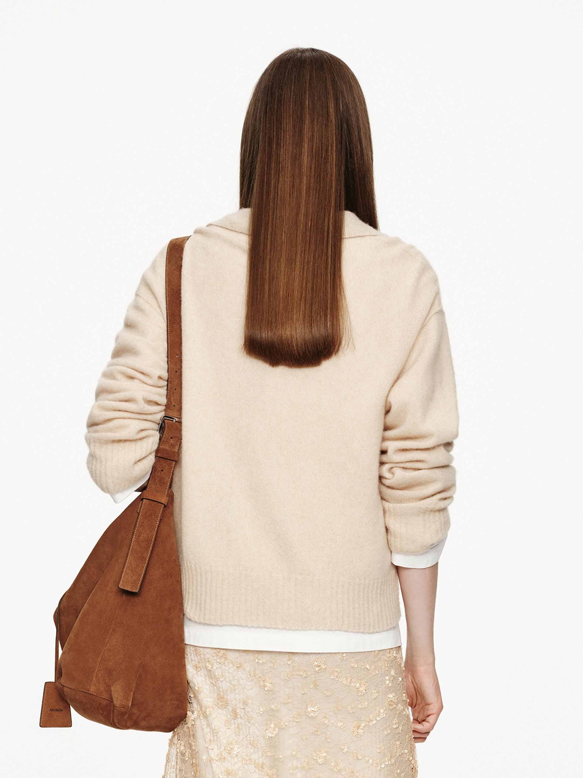 Half Button Knitted Sweater - Image 7