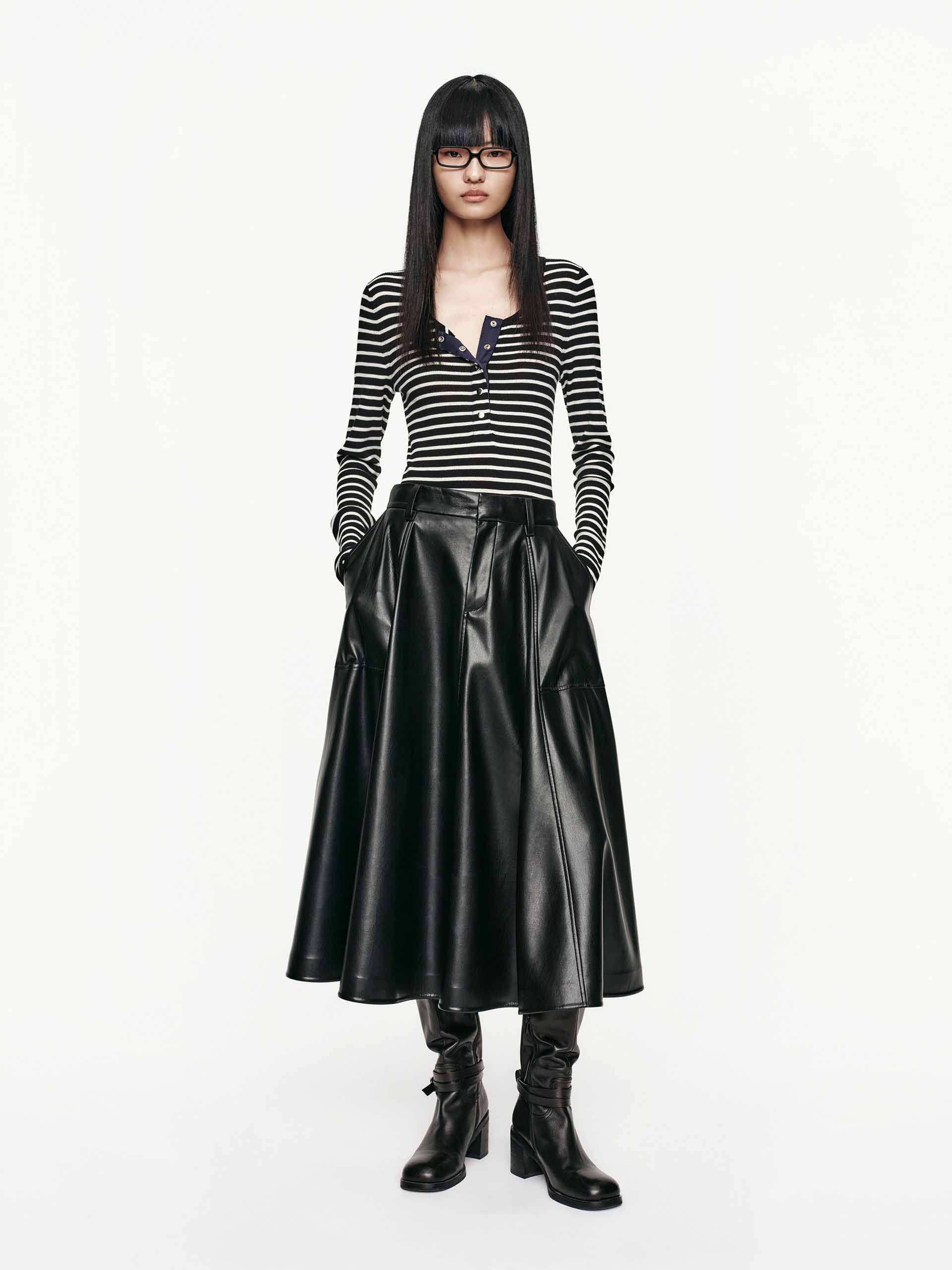 Half Button Wool Sweater - Image 9