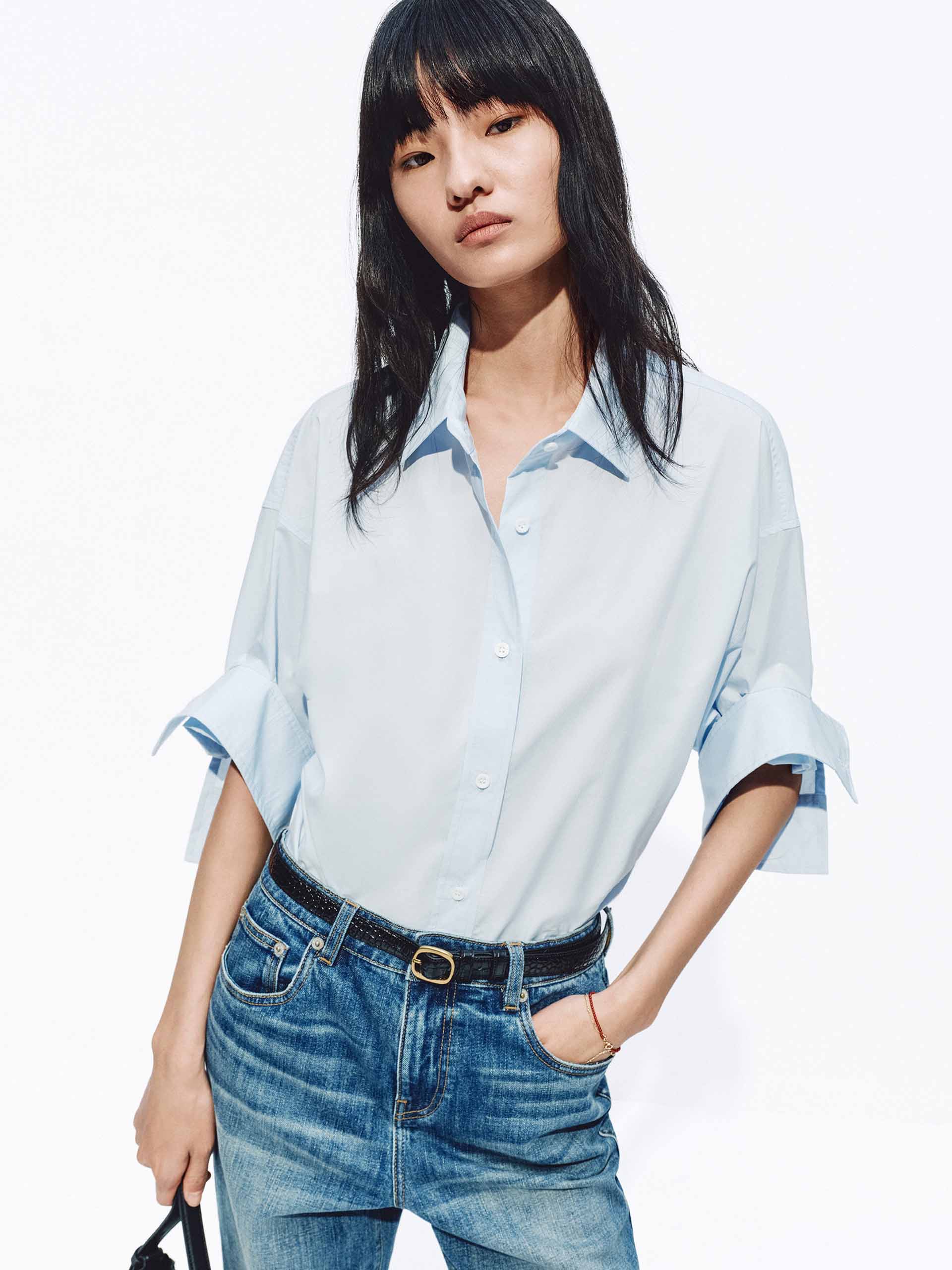 Half Sleeve Cotton Shirt