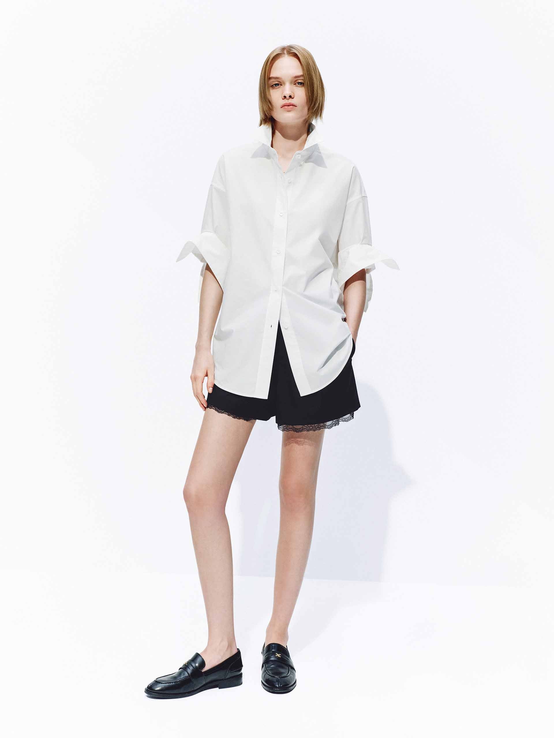 Half Sleeve Cotton Shirt - Image 10
