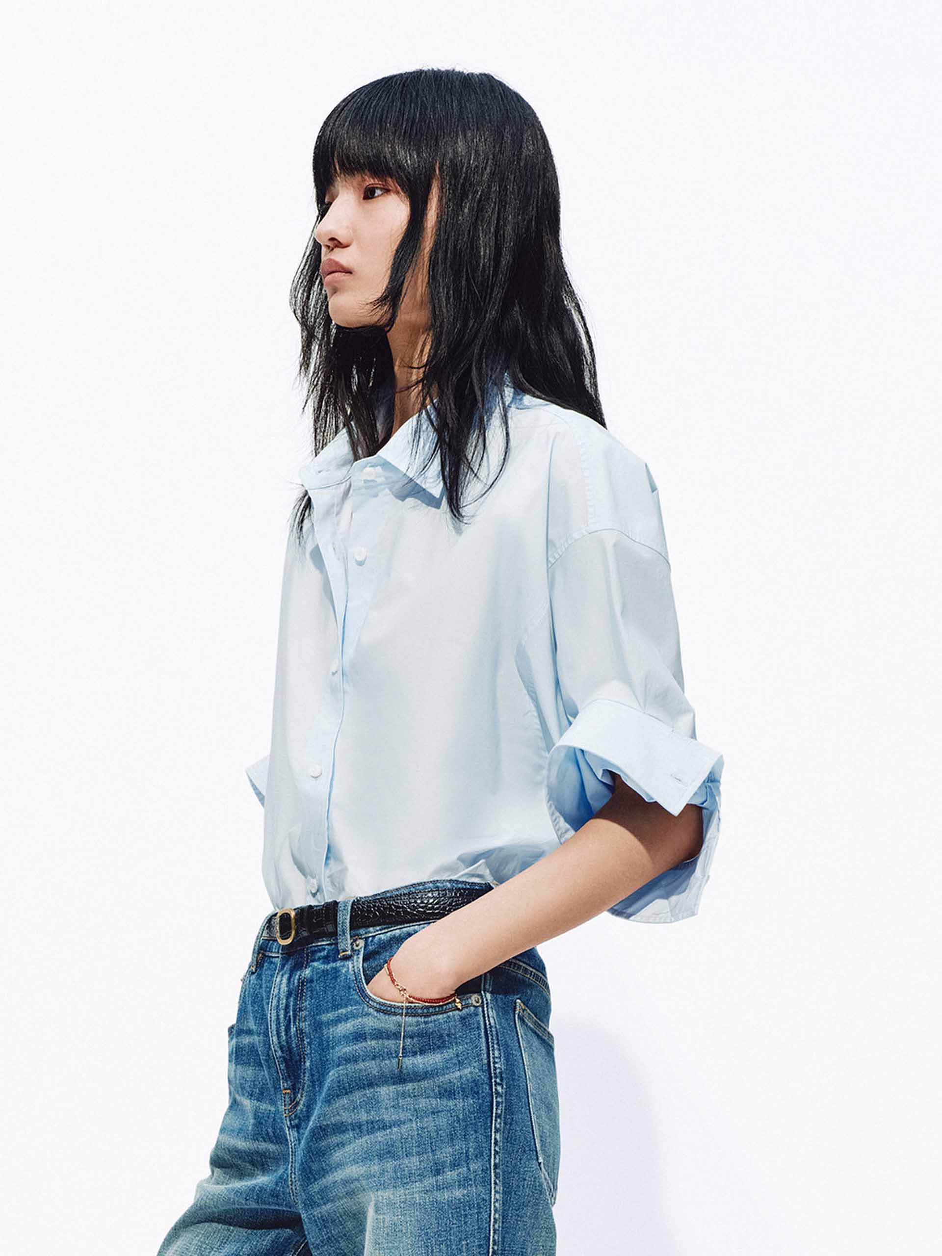 Half Sleeve Cotton Shirt - Image 7