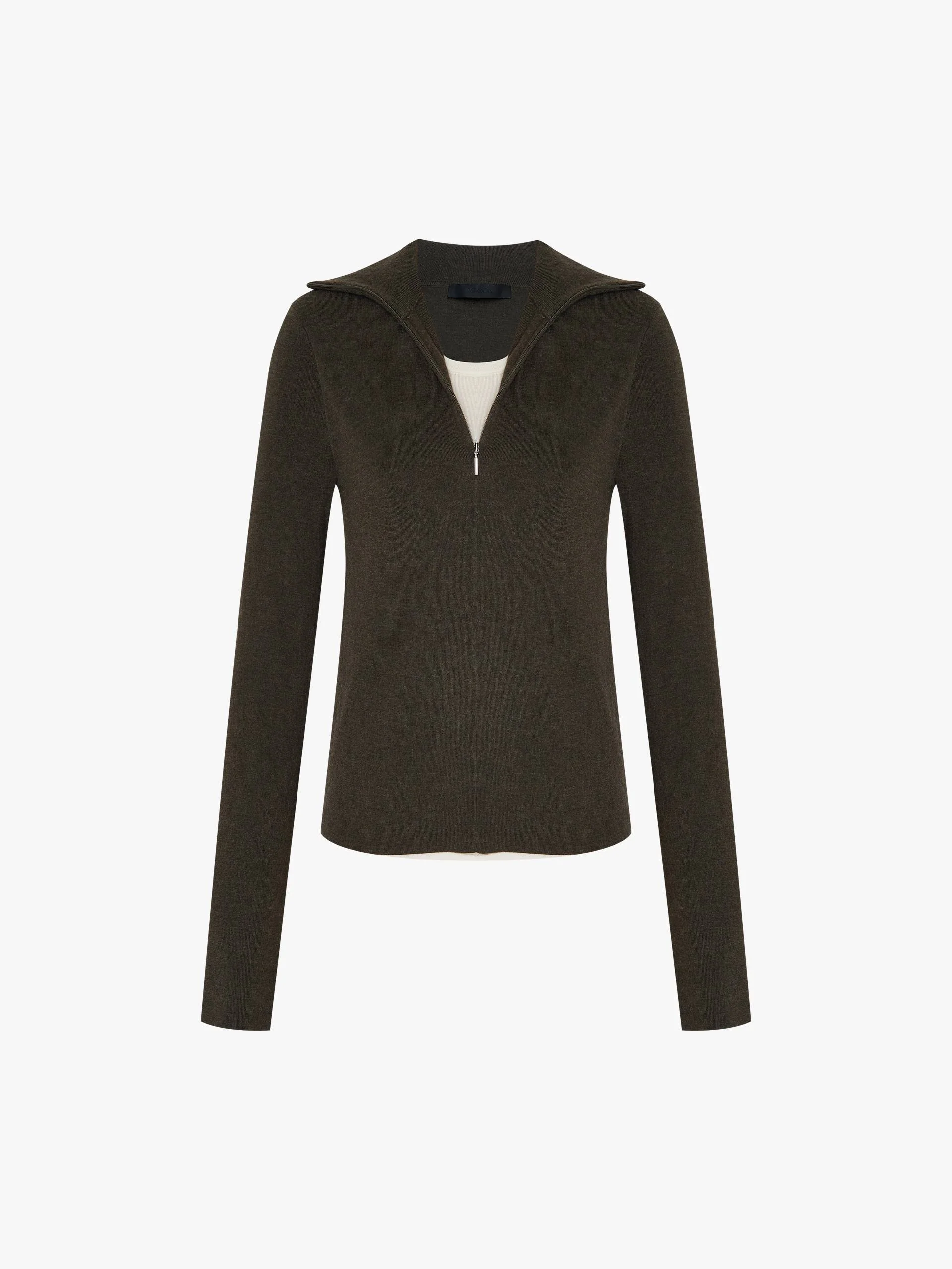 Half Zipper Knitted Top - Image 5