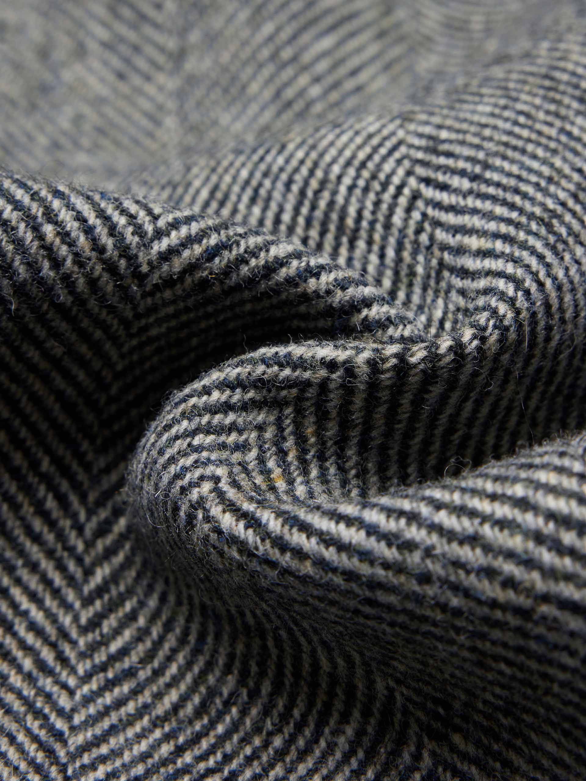 Herringbone Structured Coat - Image 4