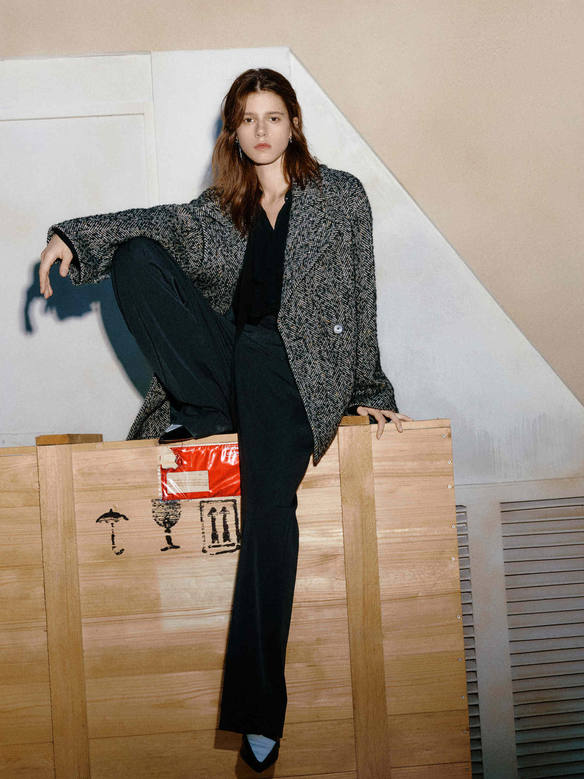 Herringbone Tweed Jacket - Image 3