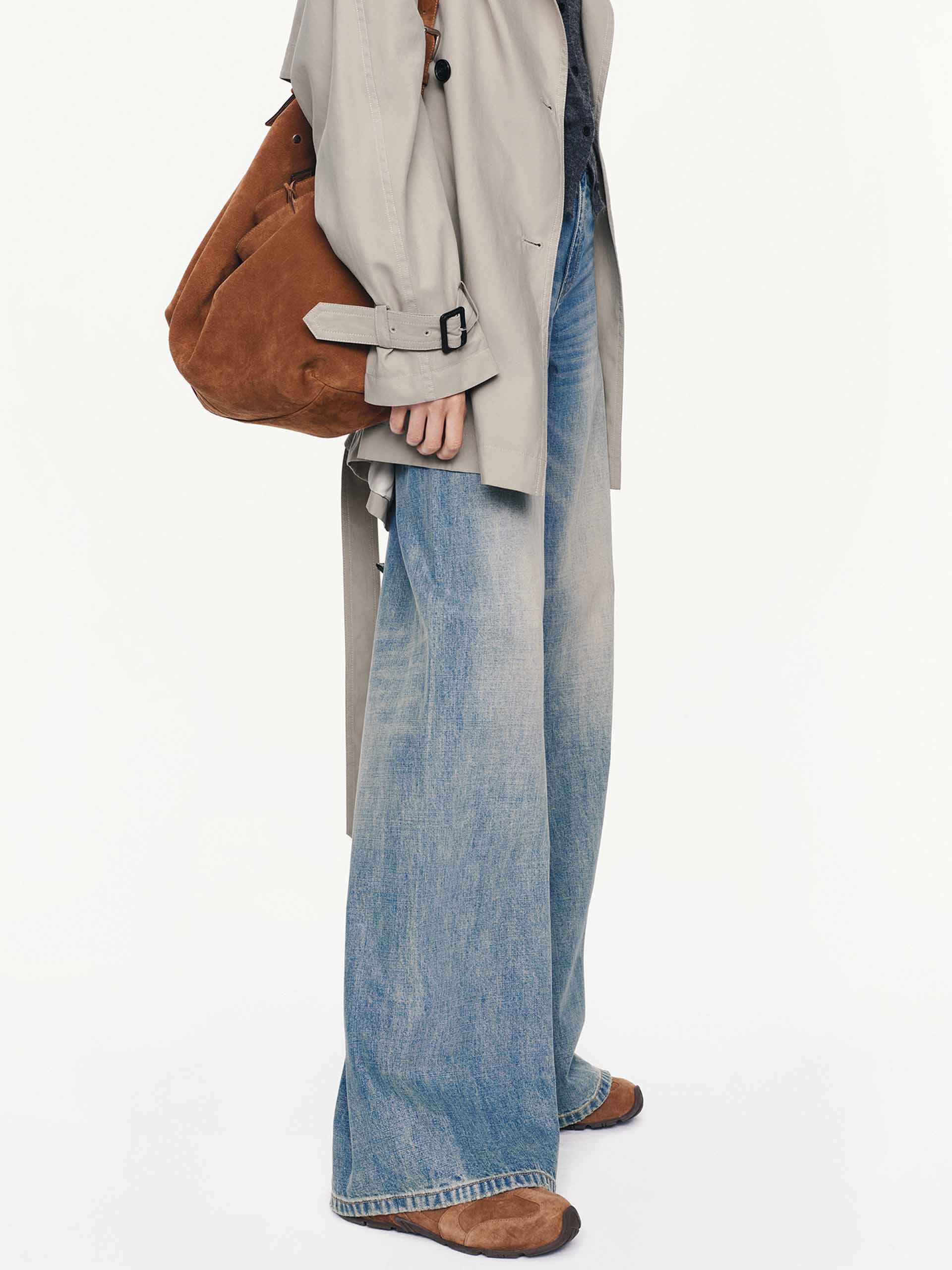 High Waist Distressed Jeans - Image 3
