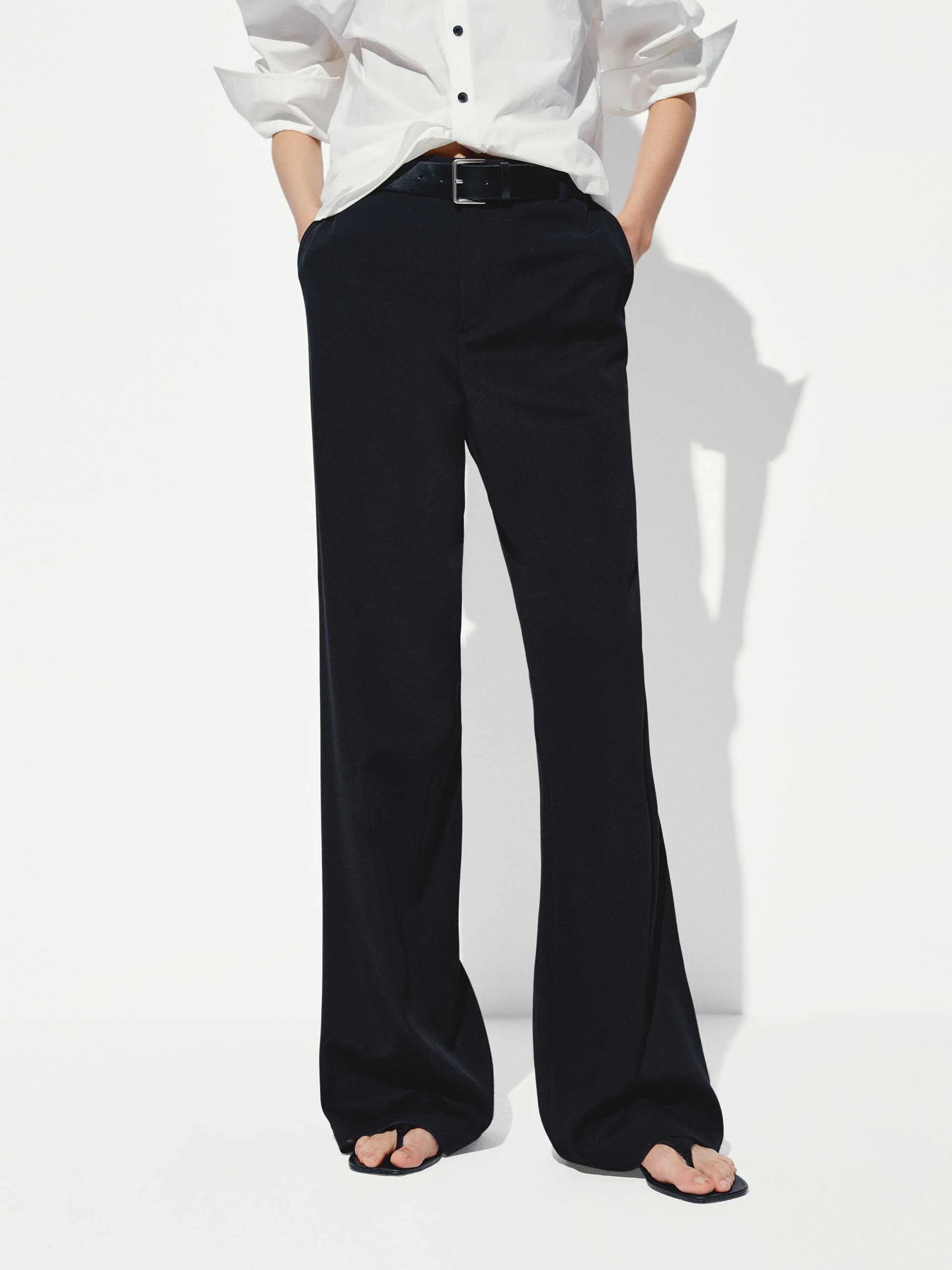 High Waist Flared Pants