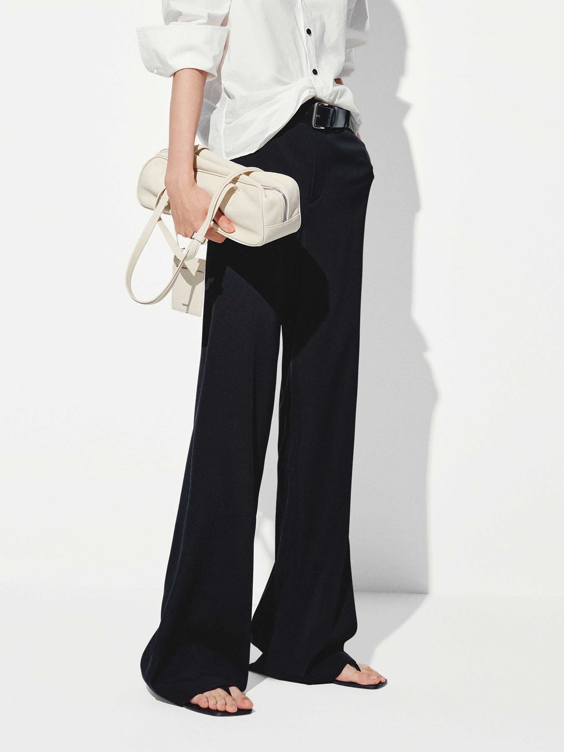 High Waist Flared Pants - Image 7