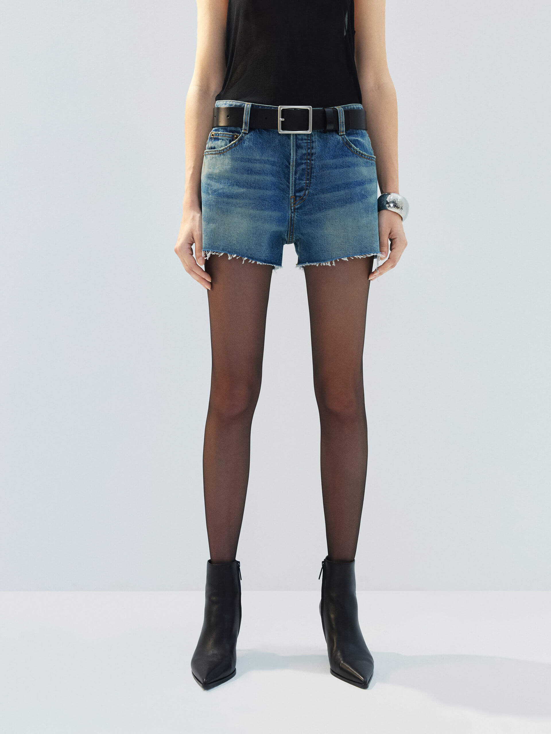 High Waist Raw Shorts - Image 8