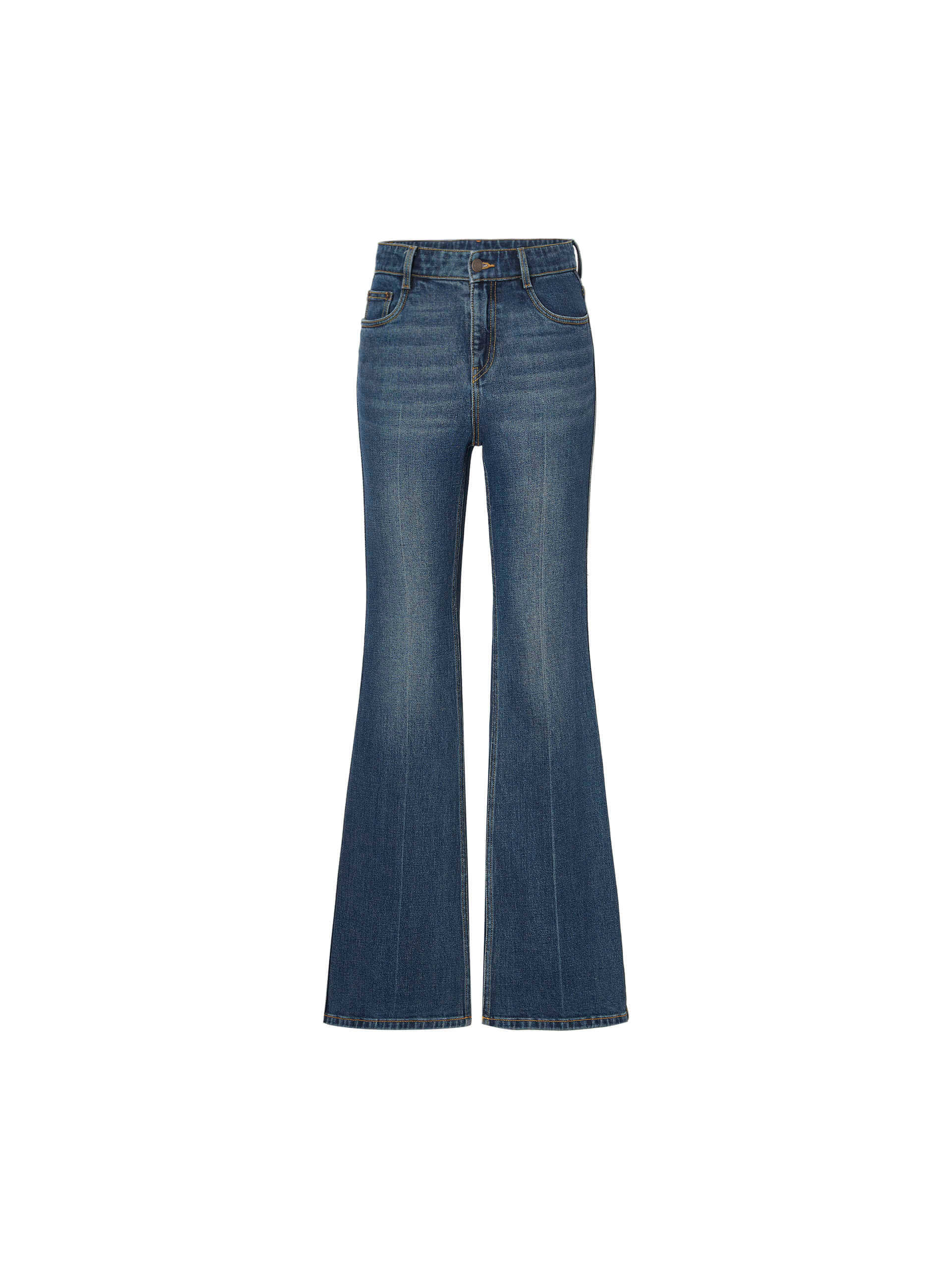 High Waisted Flared Jeans - Image 5