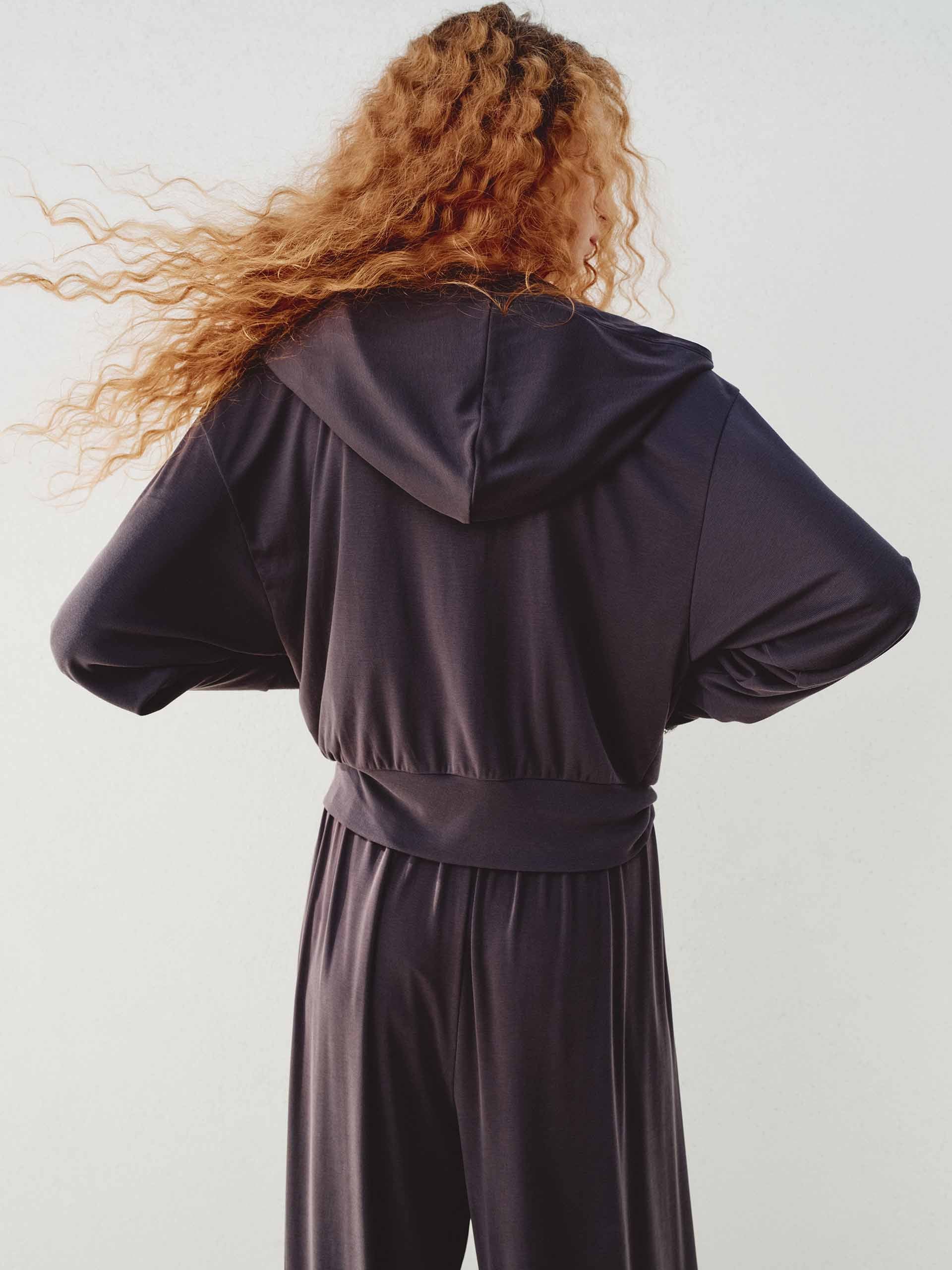 Hooded Athleisure Jacket - Image 3