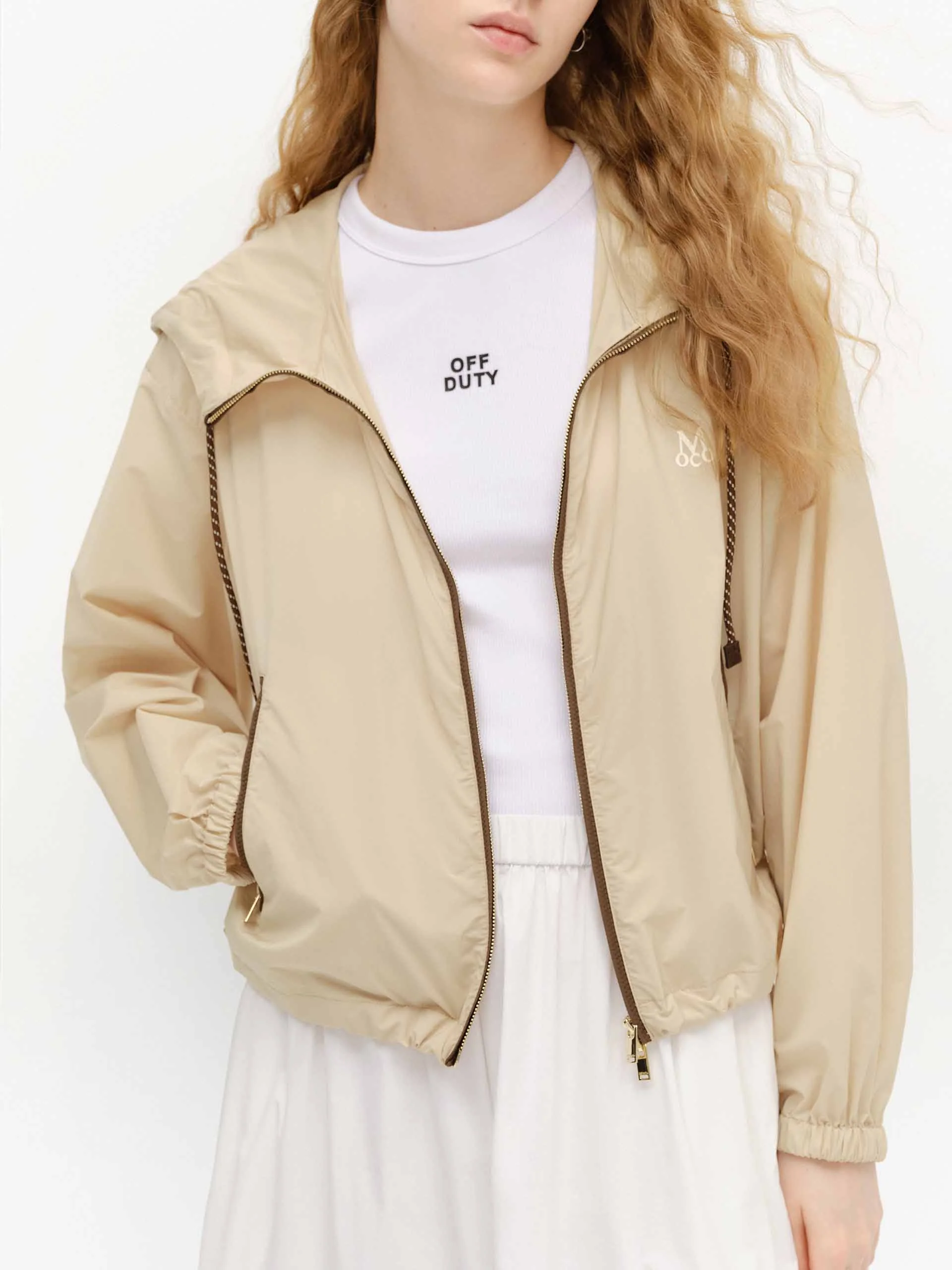 Hooded Detail Parka Jacket - Image 8