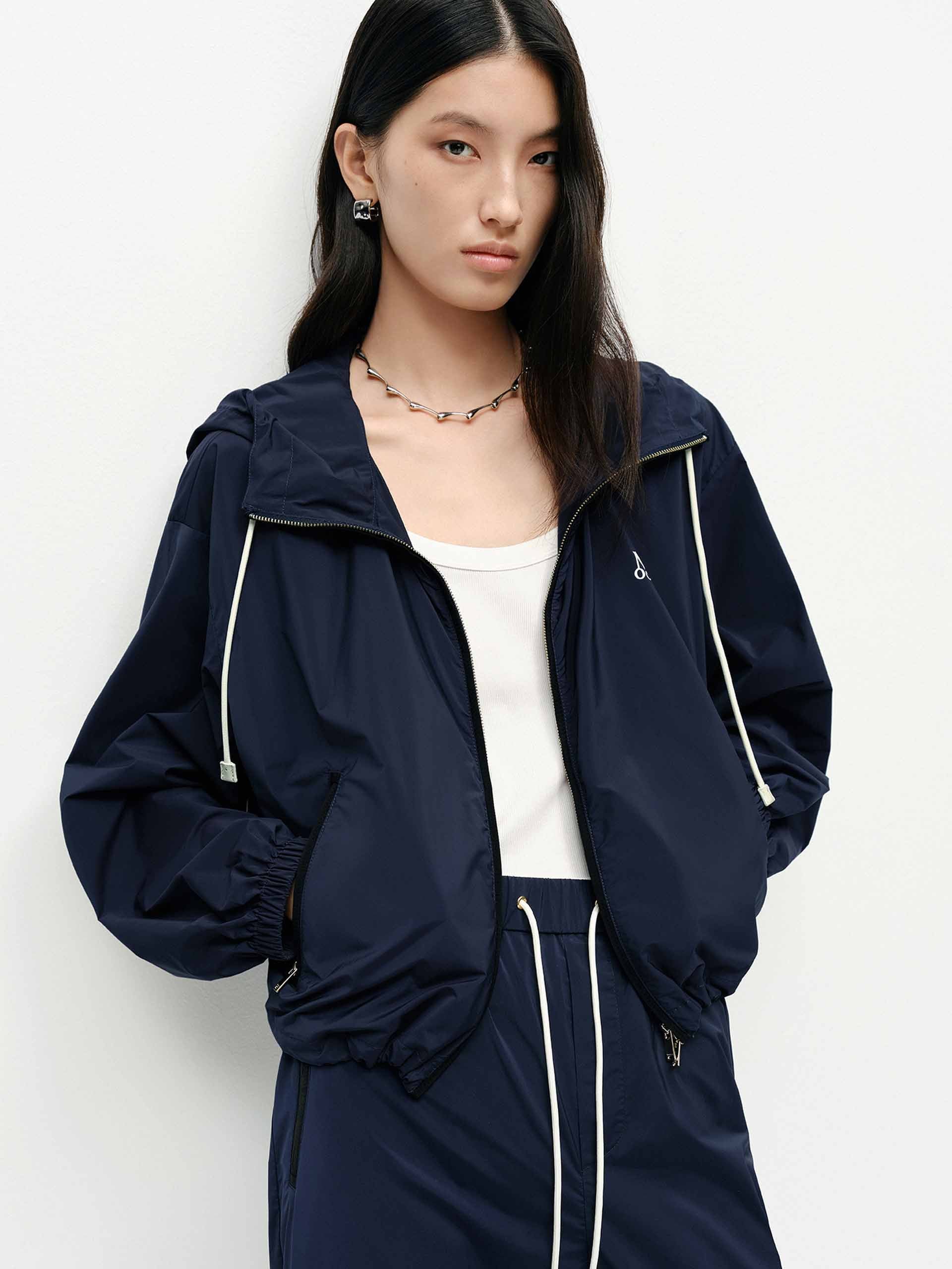 Hooded Detail Parka Jacket - Image 9