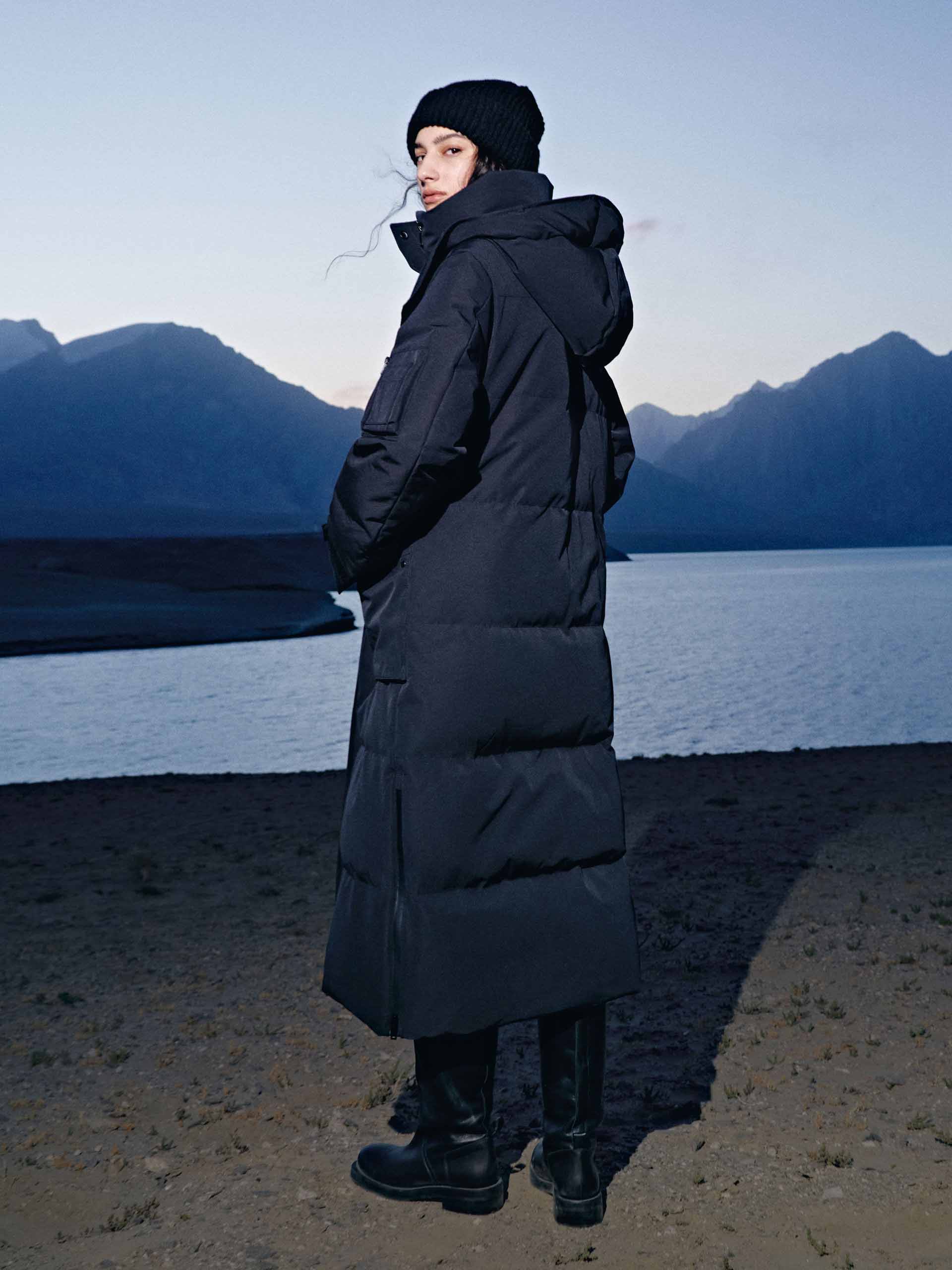 Hooded Quilted Down Coat - Image 11