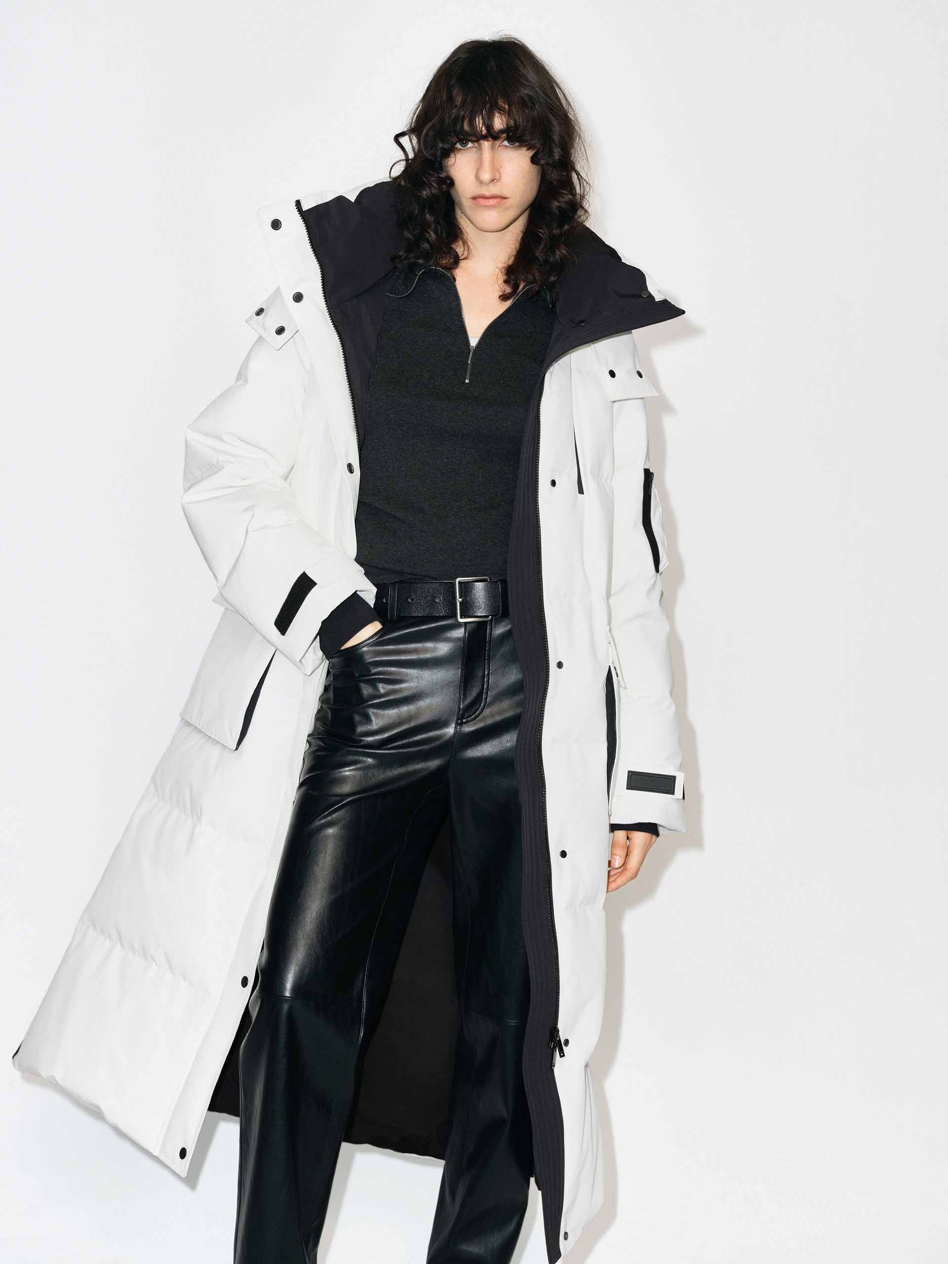 Hooded Quilted Down Coat - Image 7