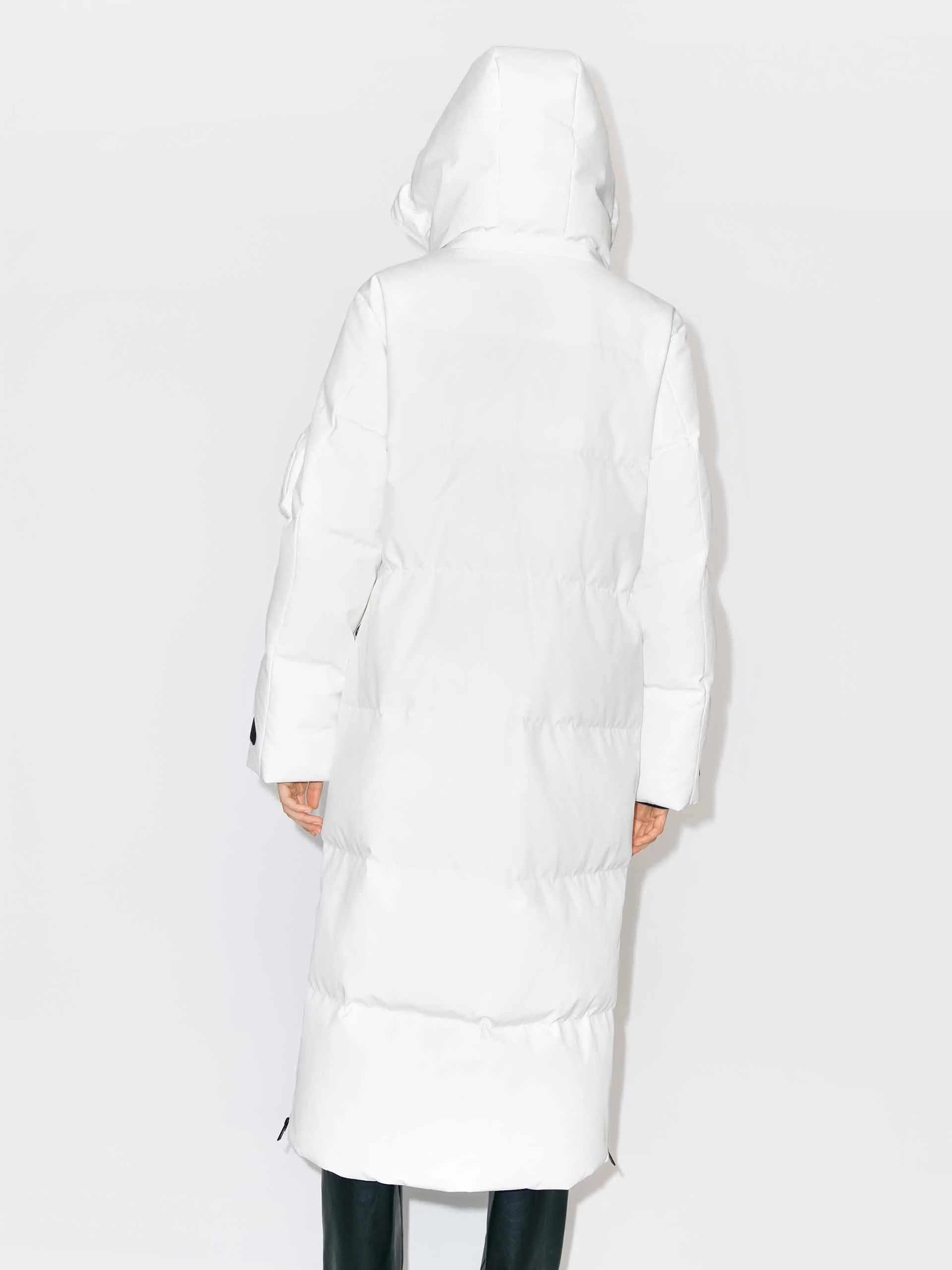 Hooded Quilted Down Coat - Image 8