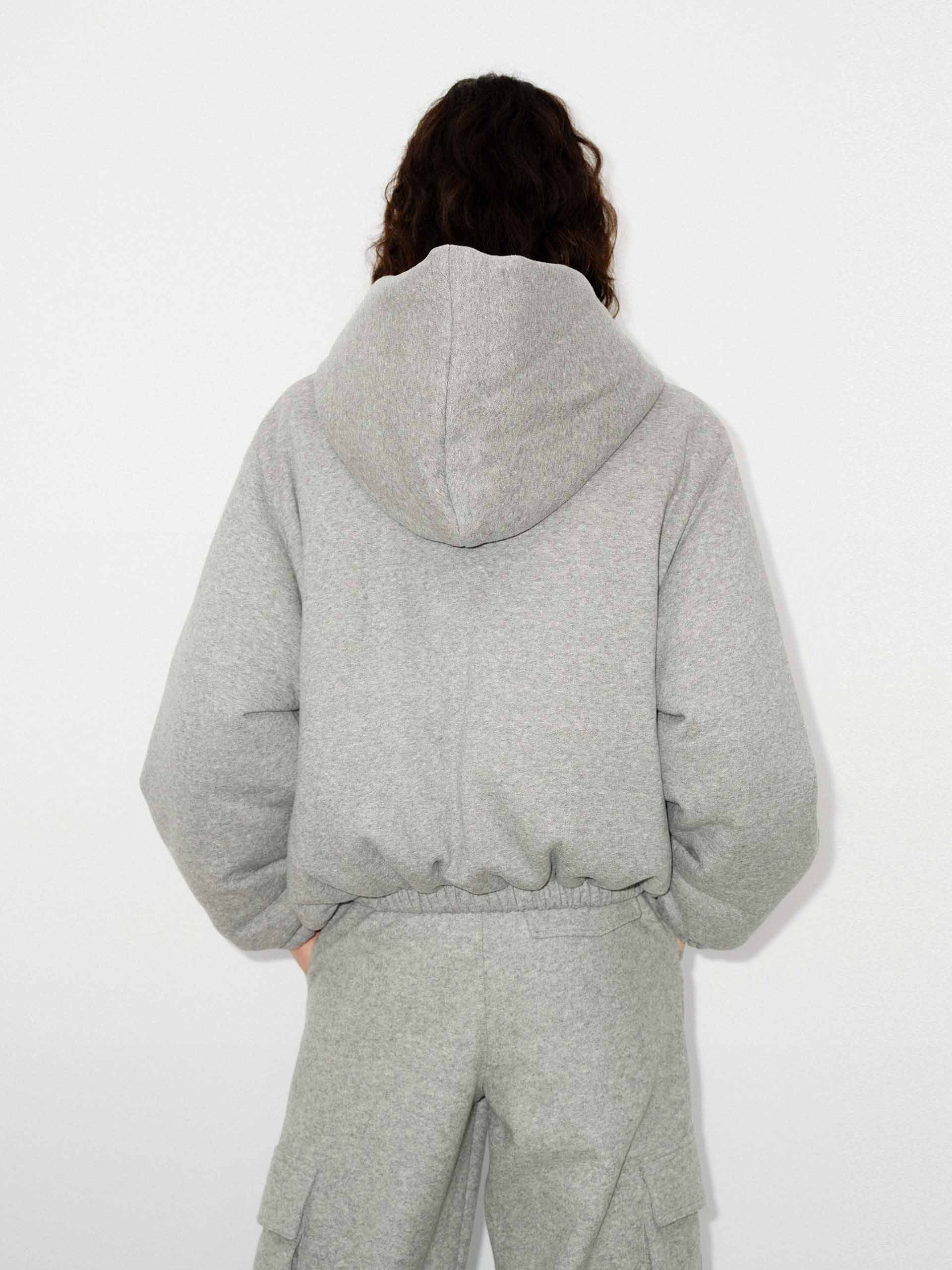 Hooded Quilted Down Jacket - Image 3