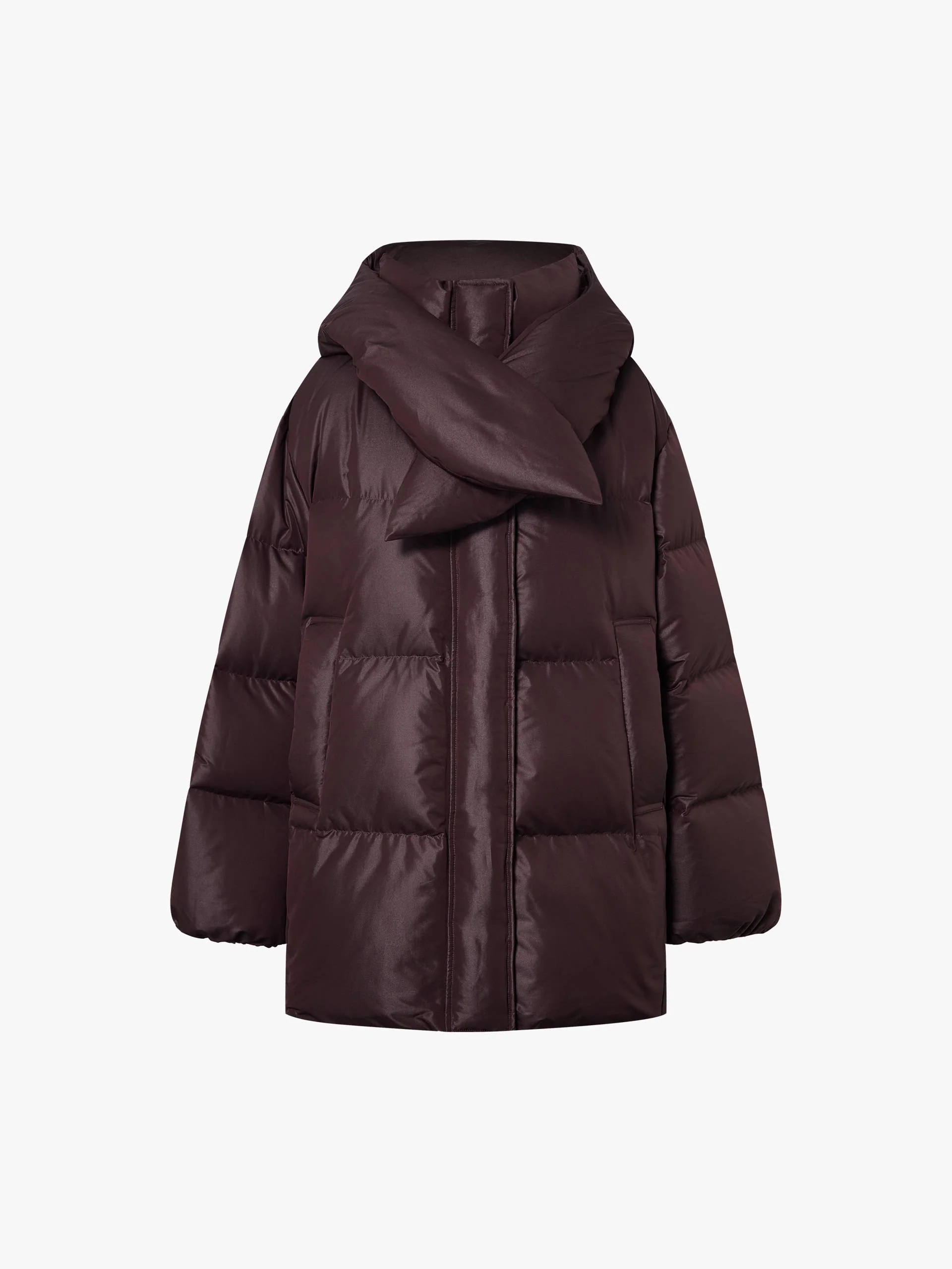 Hooded Quilted Down Jacket - Image 12