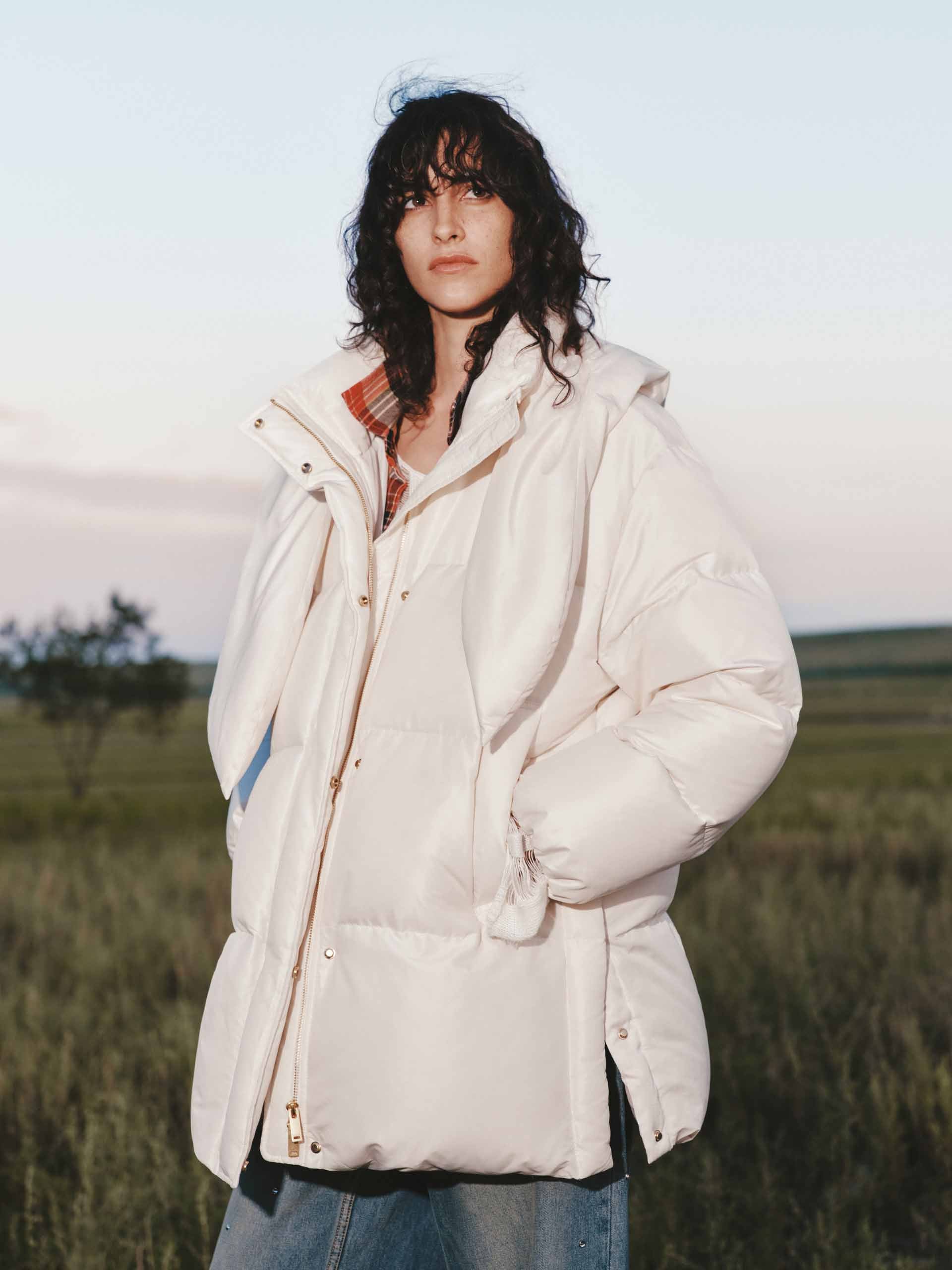 Hooded Quilted Down Jacket - Image 3
