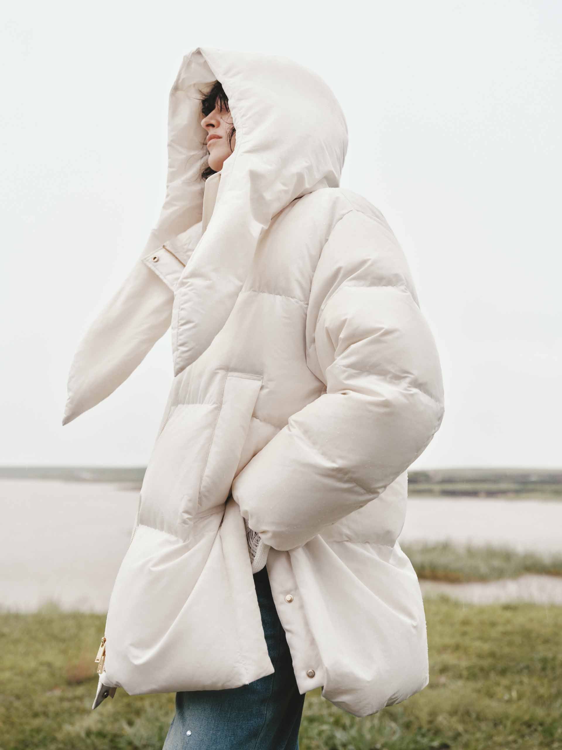 Hooded Quilted Down Jacket - Image 6
