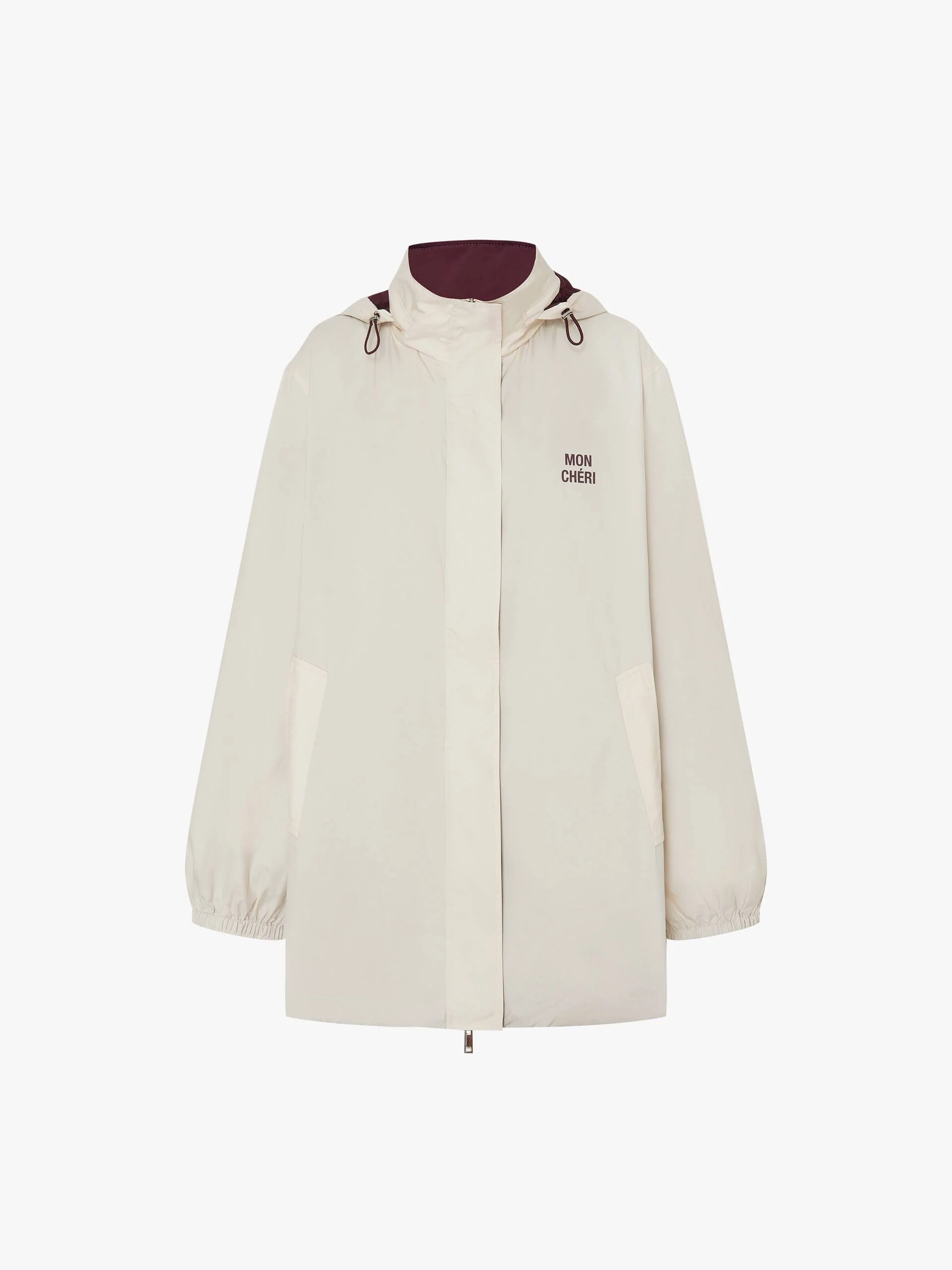 Hooded Zipper Coat-a - Image 5