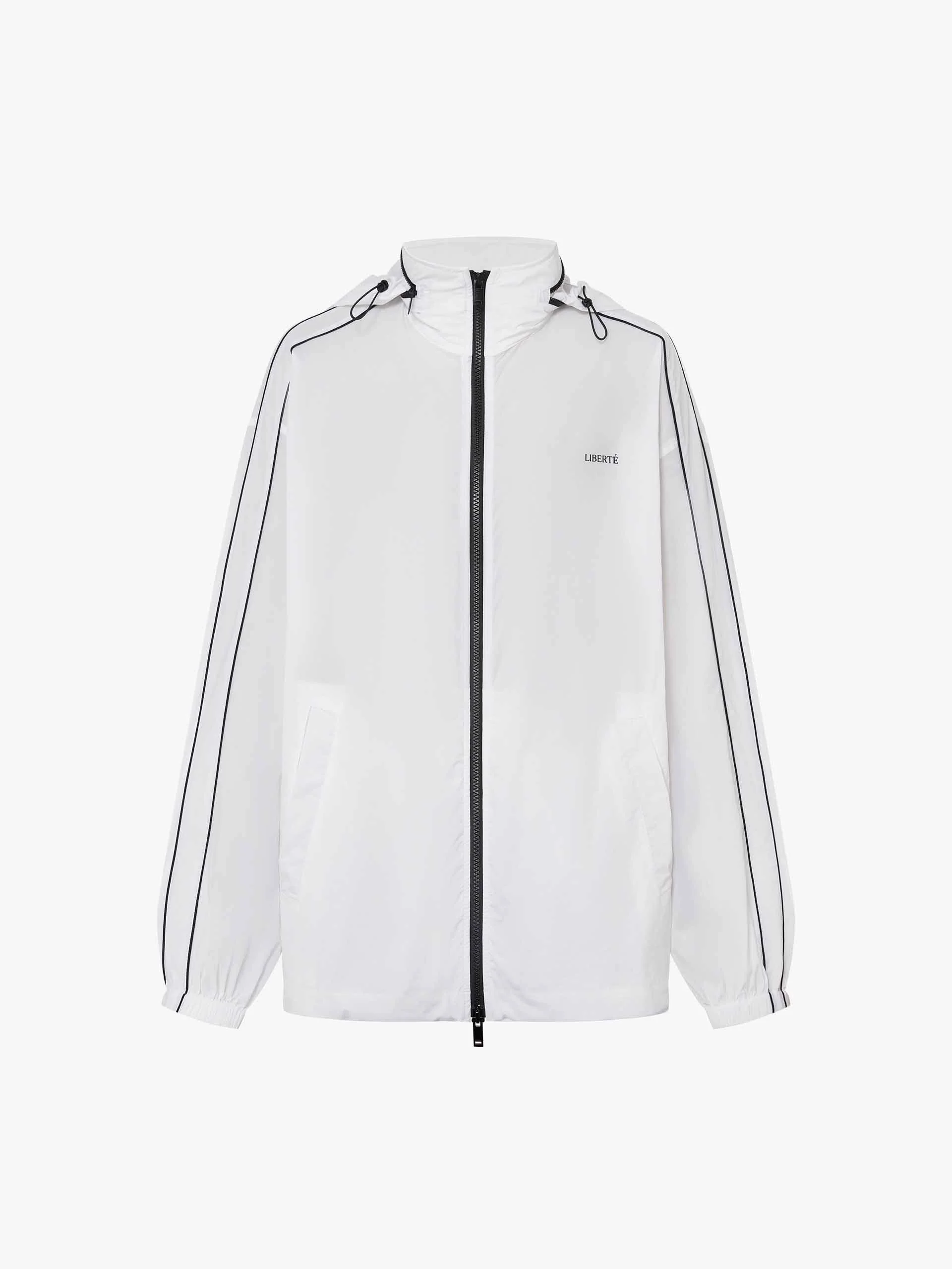 Hooded Zipper Loose Coat - Image 13