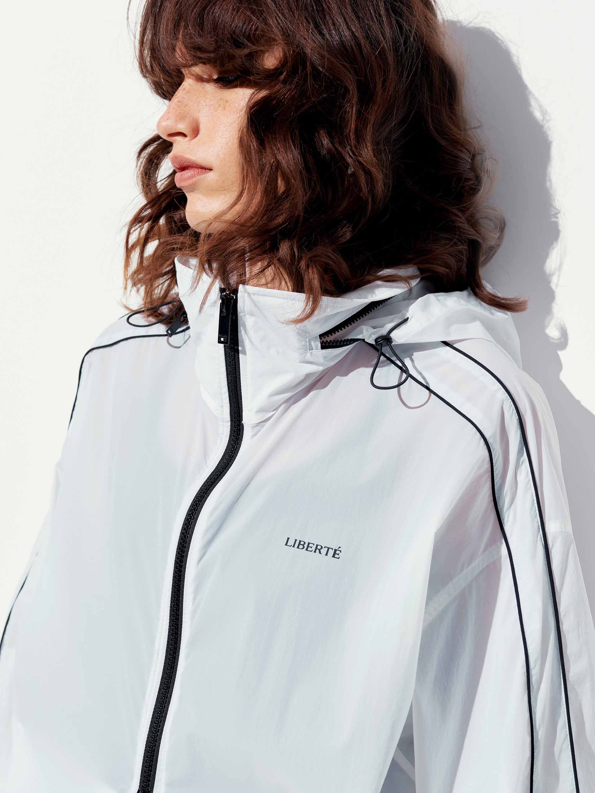 Hooded Zipper Loose Coat - Image 15