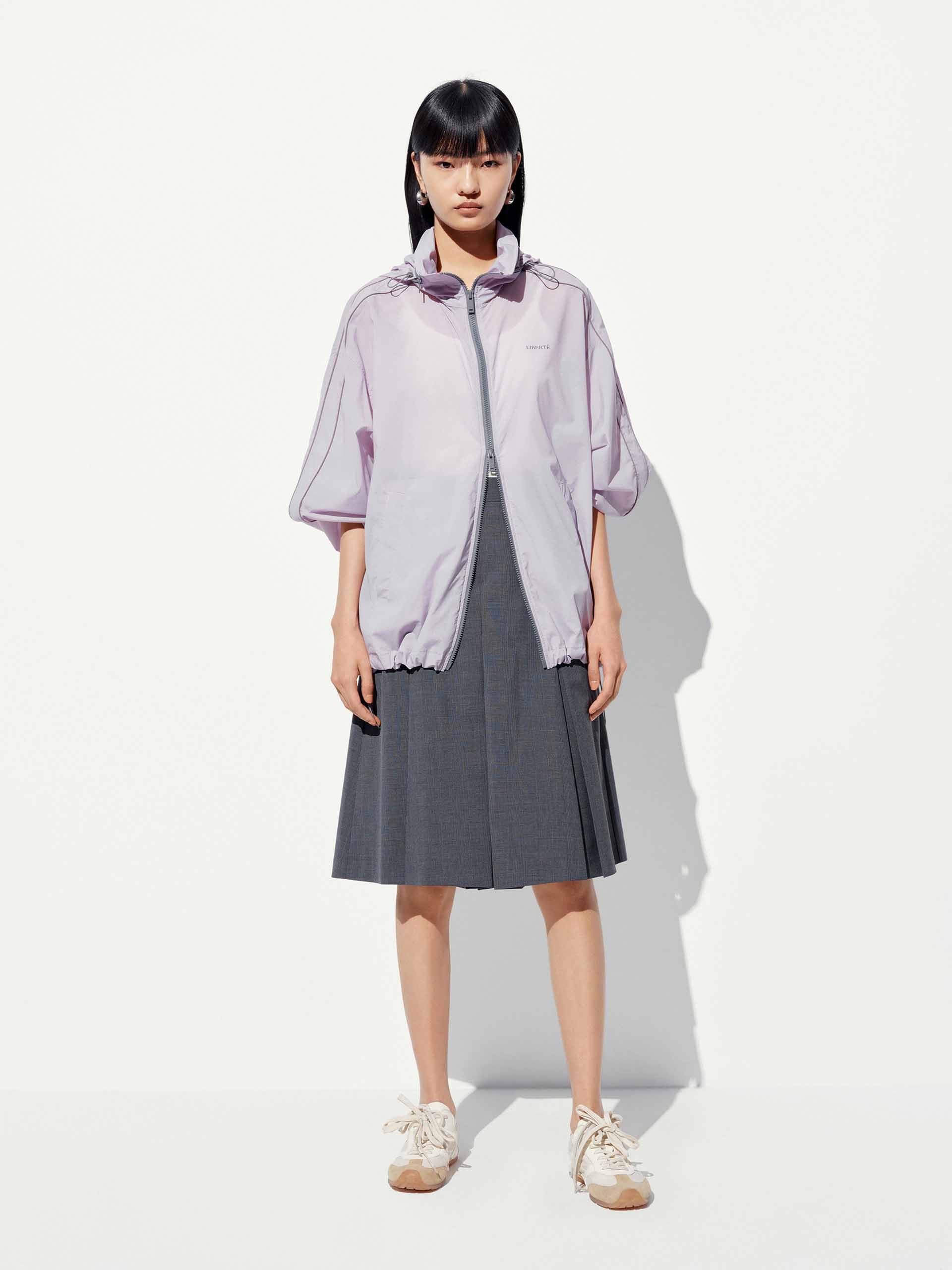 Hooded Zipper Loose Coat - Image 18