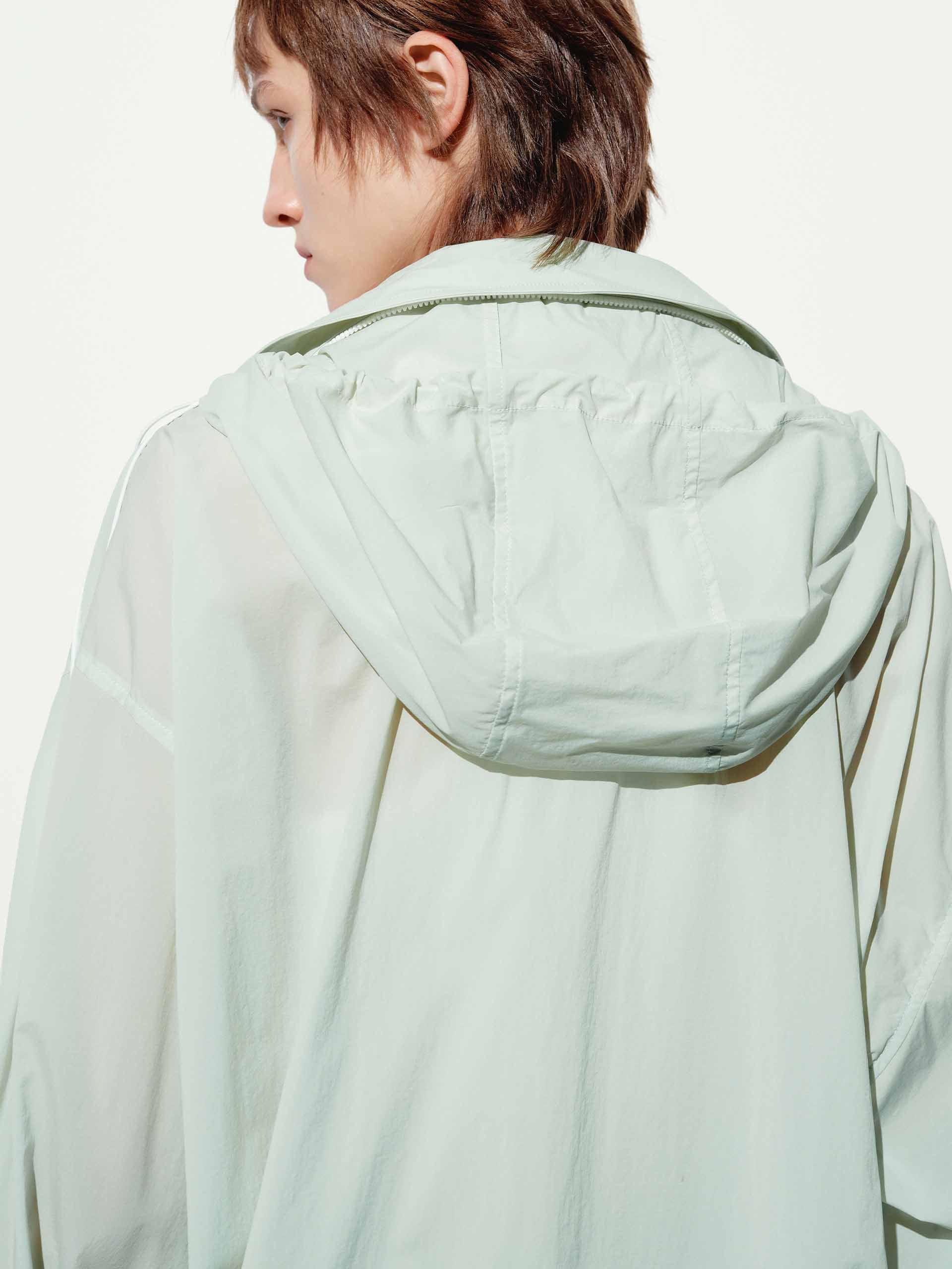 Hooded Zipper Loose Coat - Image 8