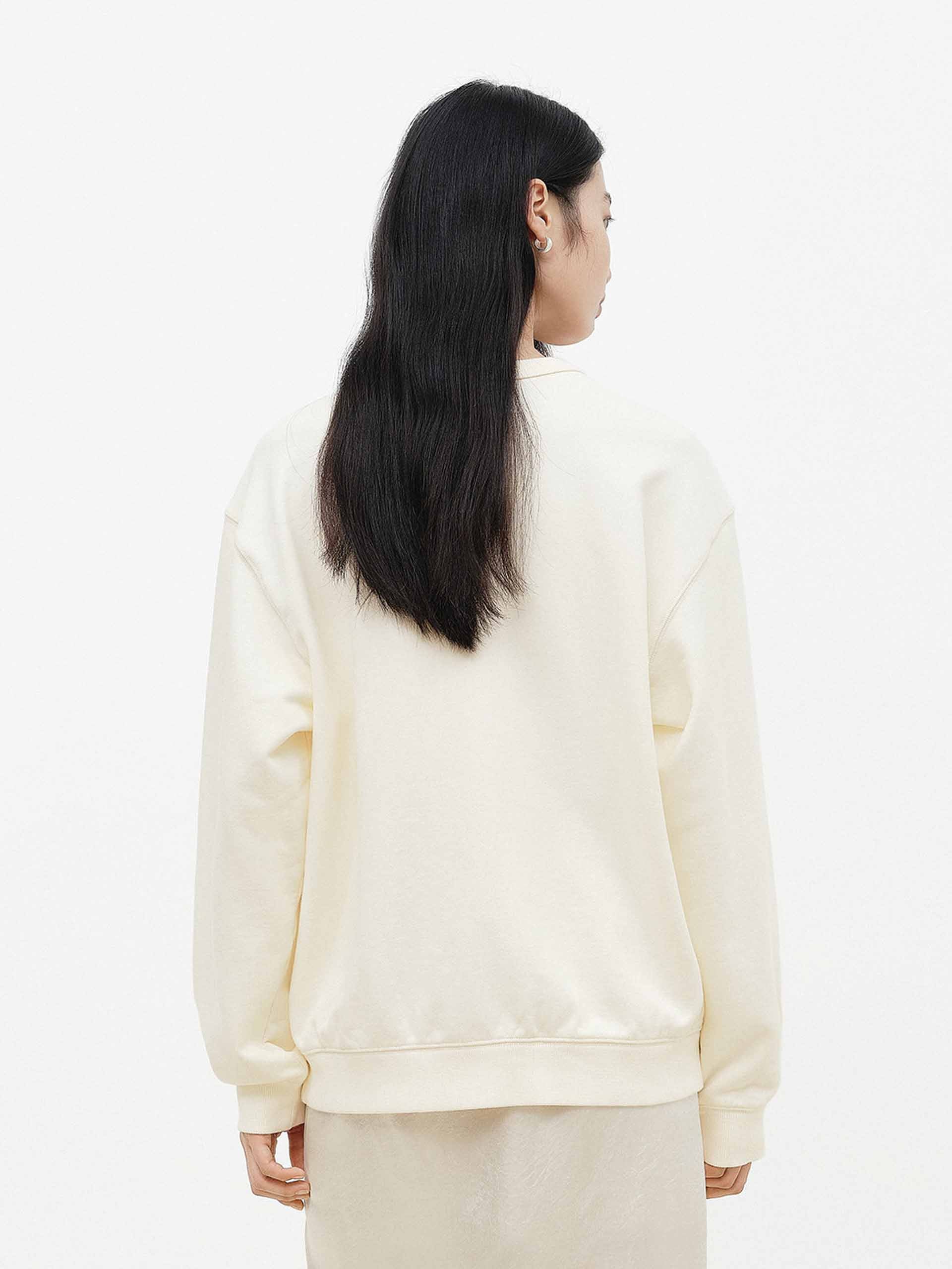Horse Pattern Cotton Sweatshirt - Image 6