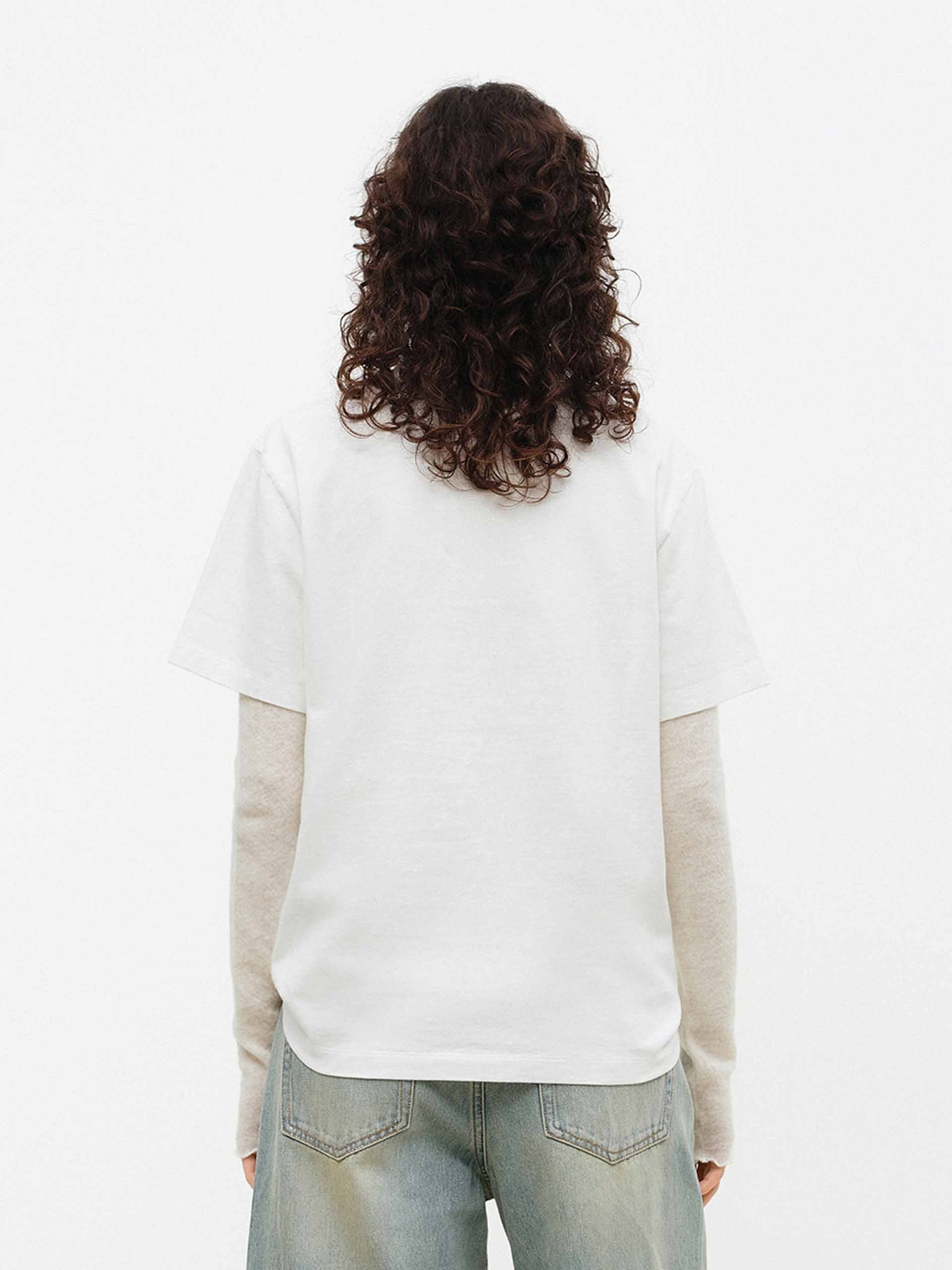 Horse Pattern Cotton T-shirt - Image 6