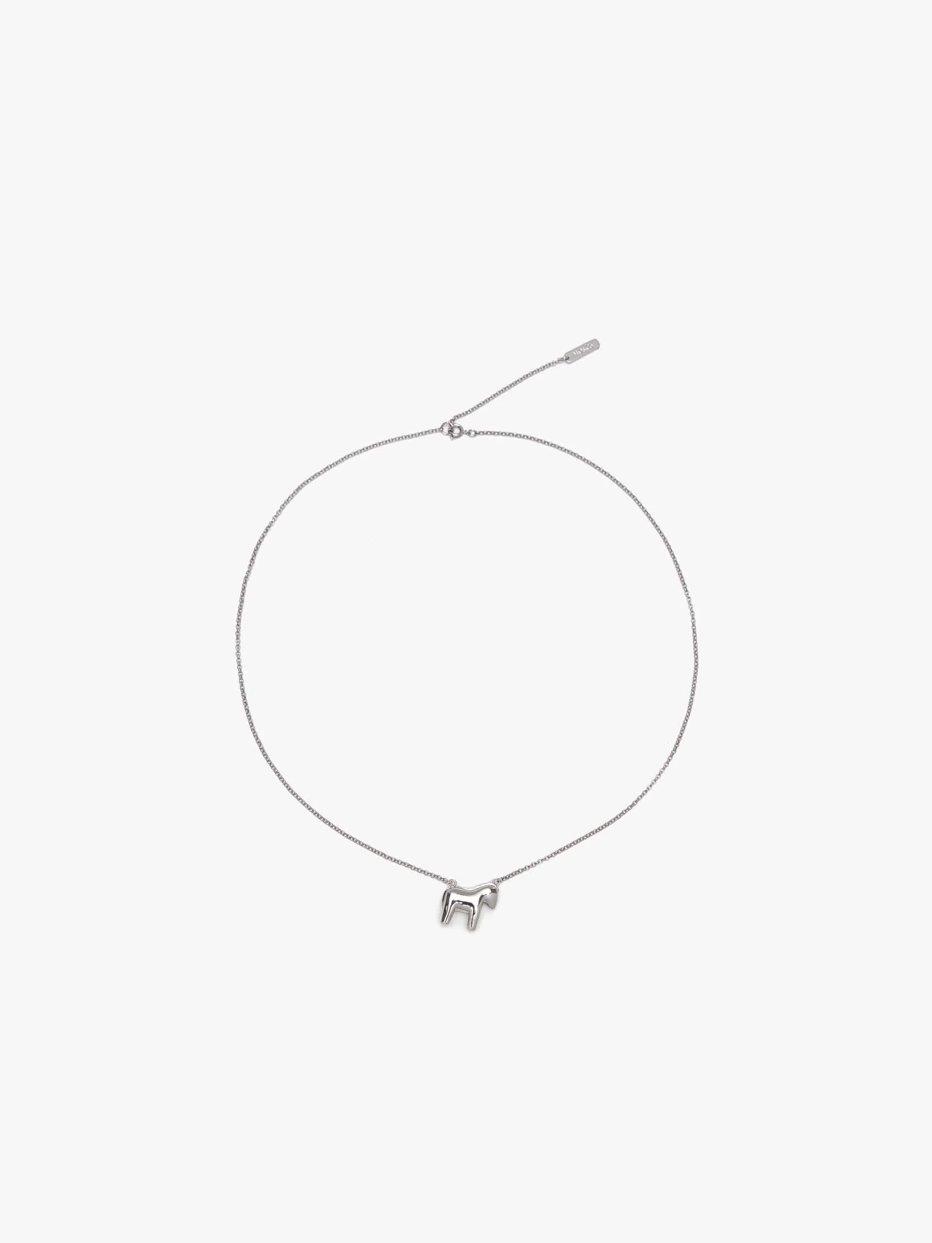 Horse Pattern Pendant Necklace - Image 7