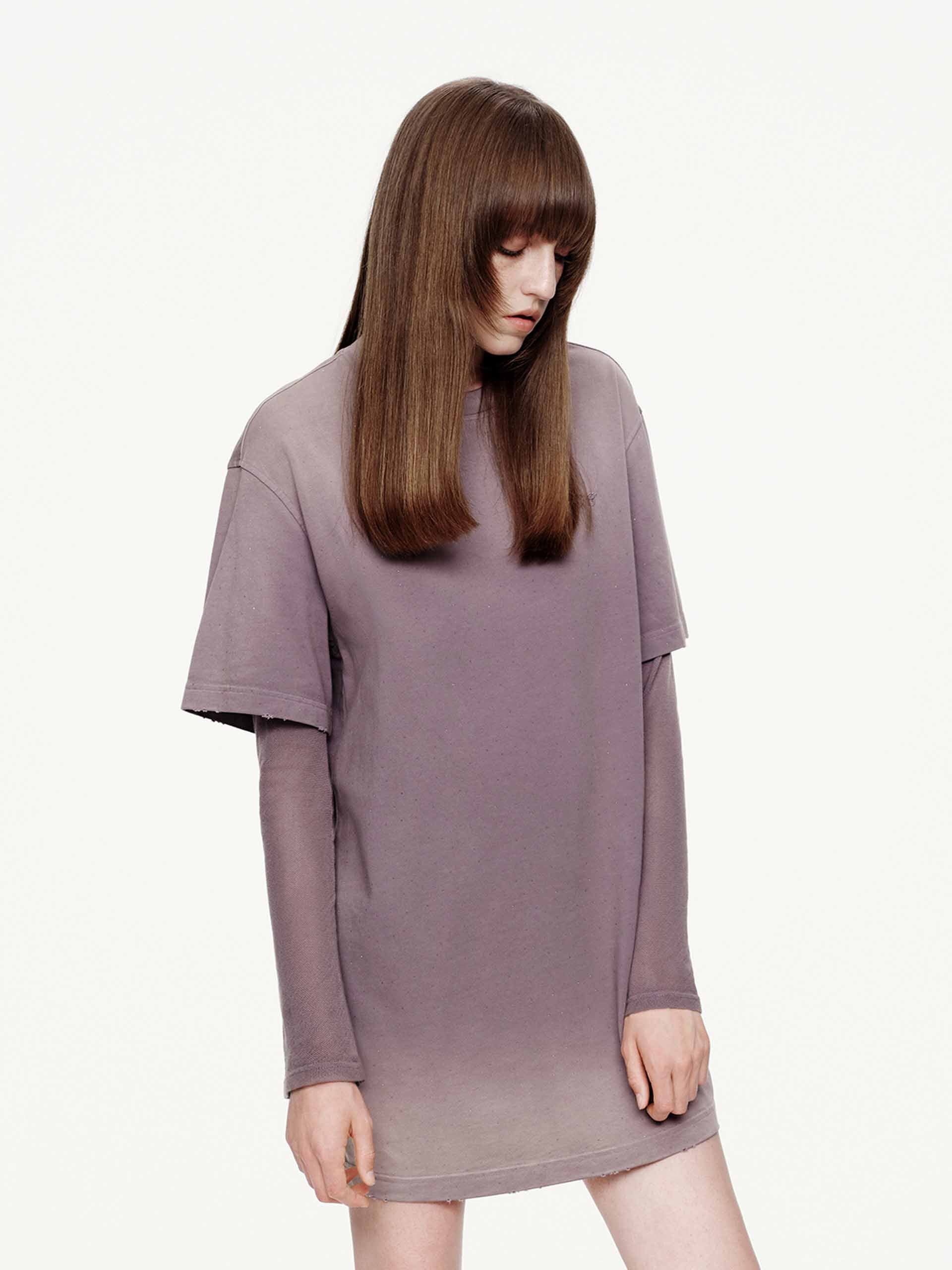 Hotfix Rhinestone T-shirt Dress - Image 3
