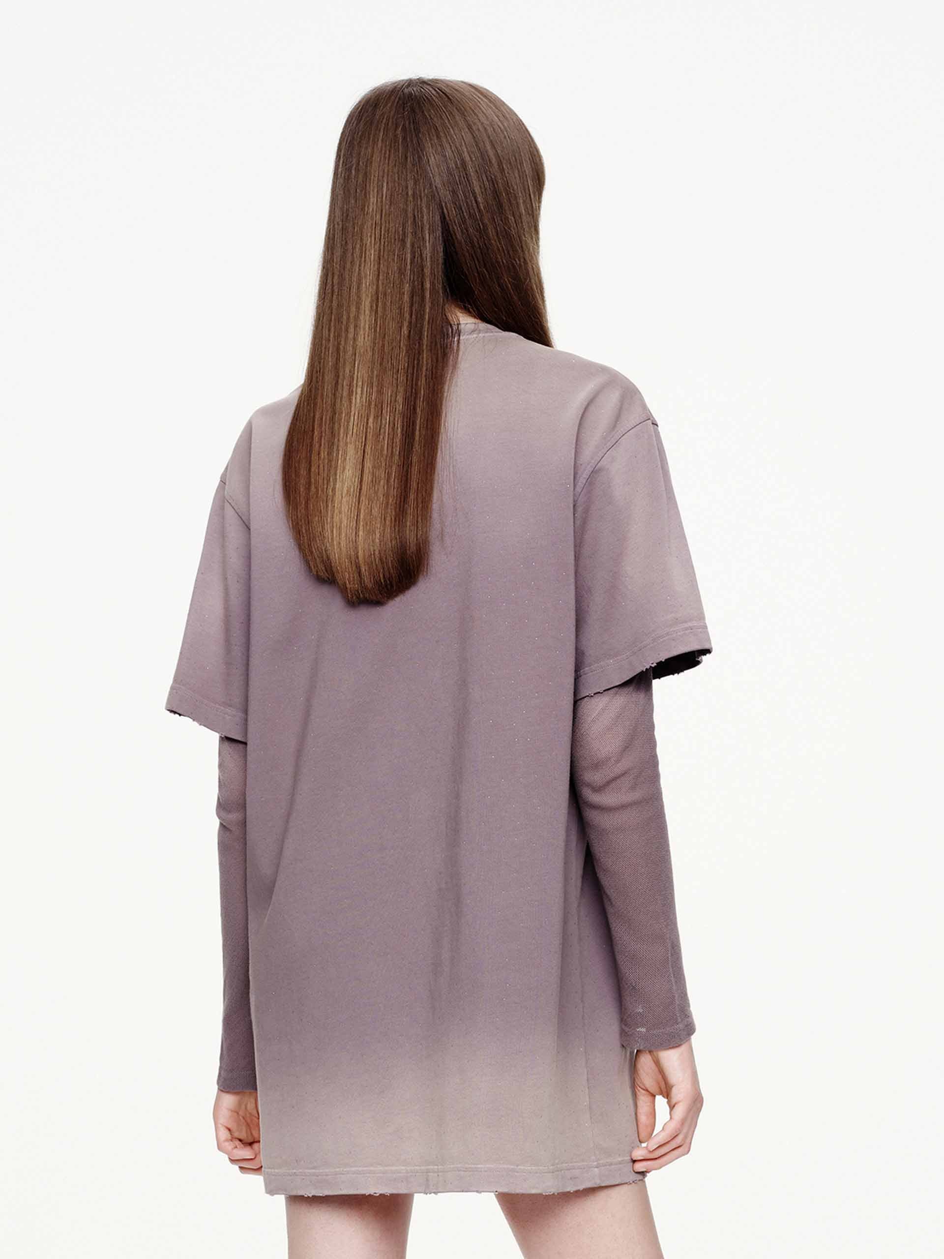 Hotfix Rhinestone T-shirt Dress - Image 6