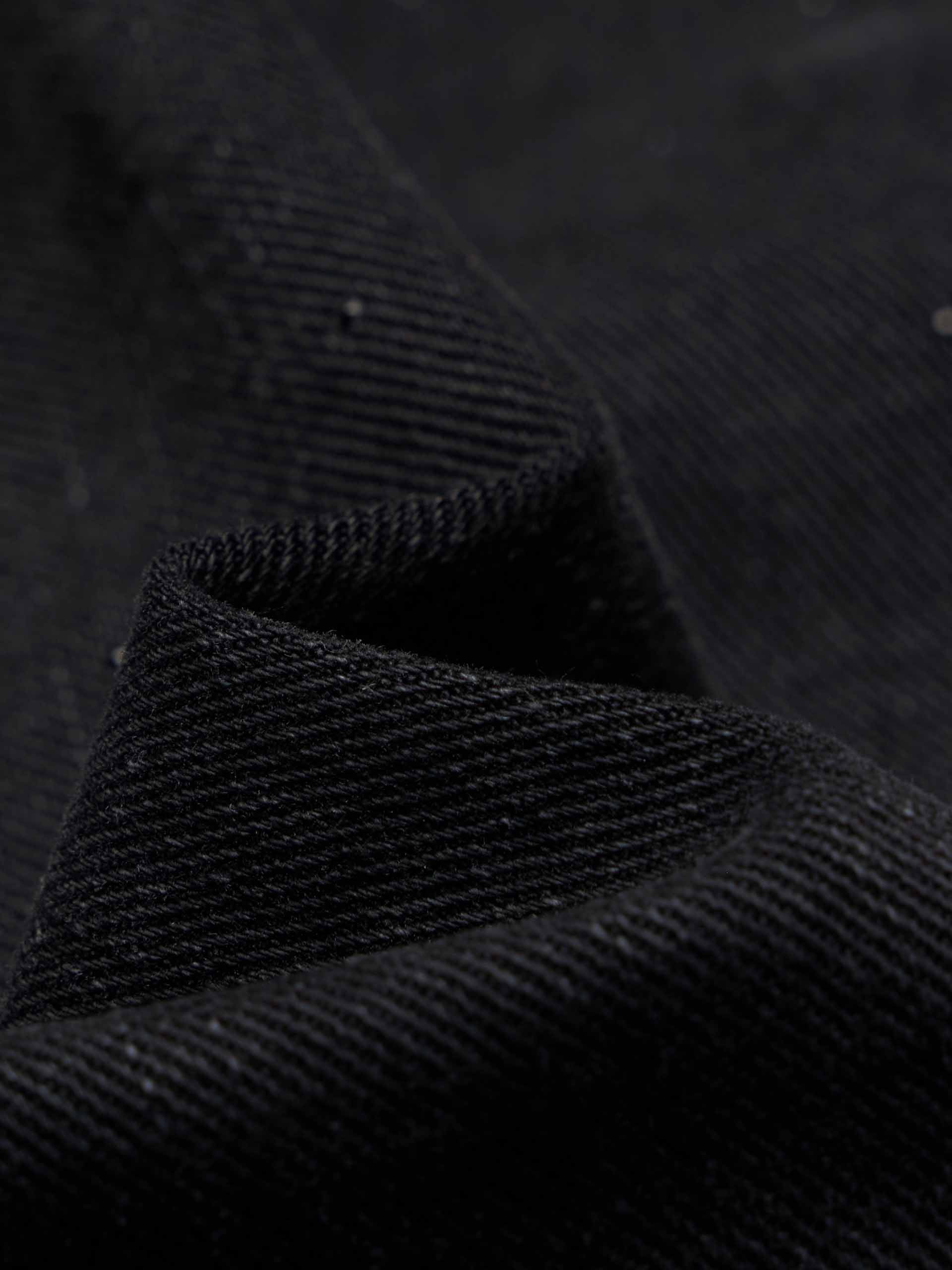 Hotfix Rhinestones Denim Shirt - Image 4