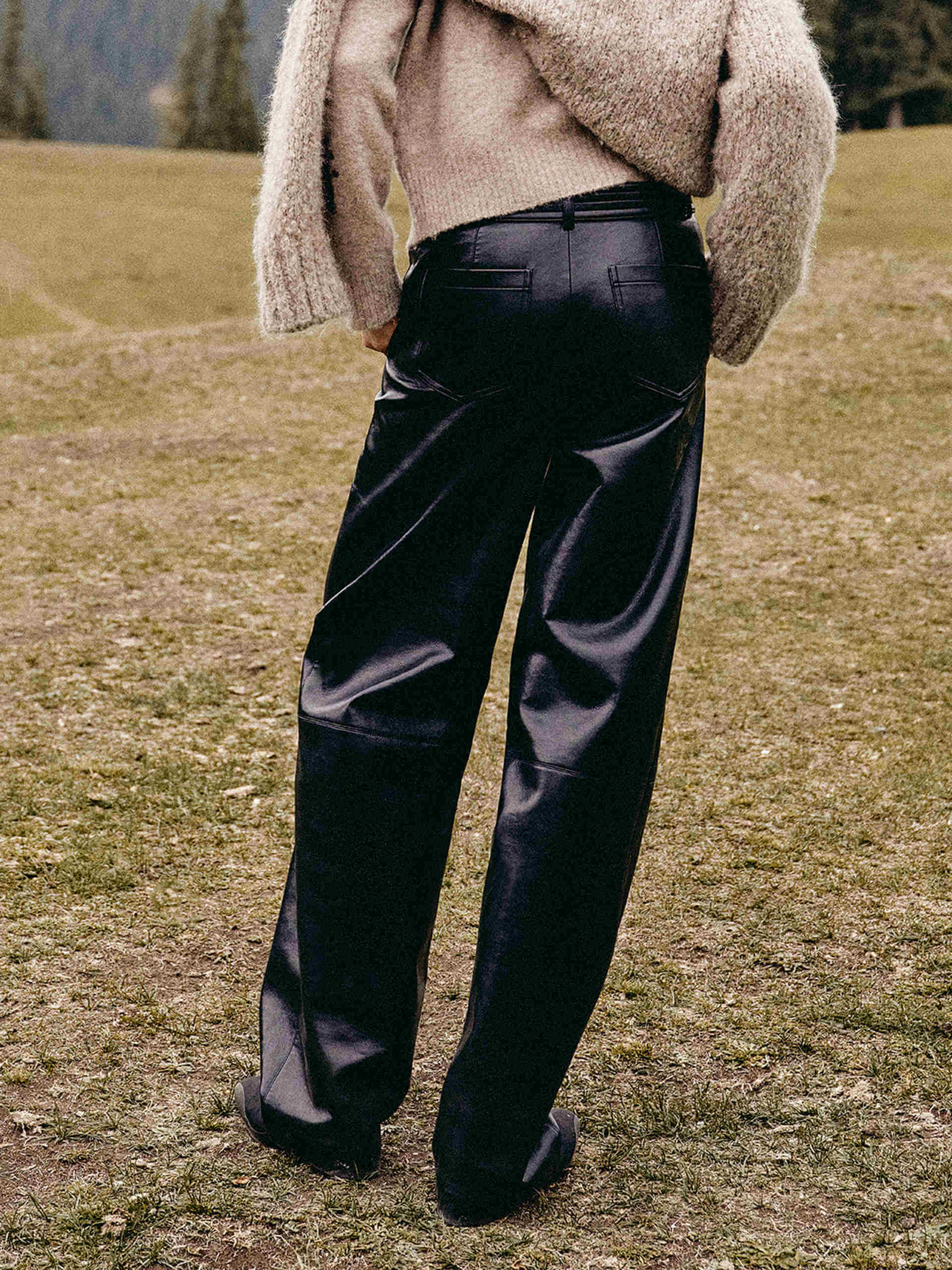 Include Belt Leather Trousers - Image 6