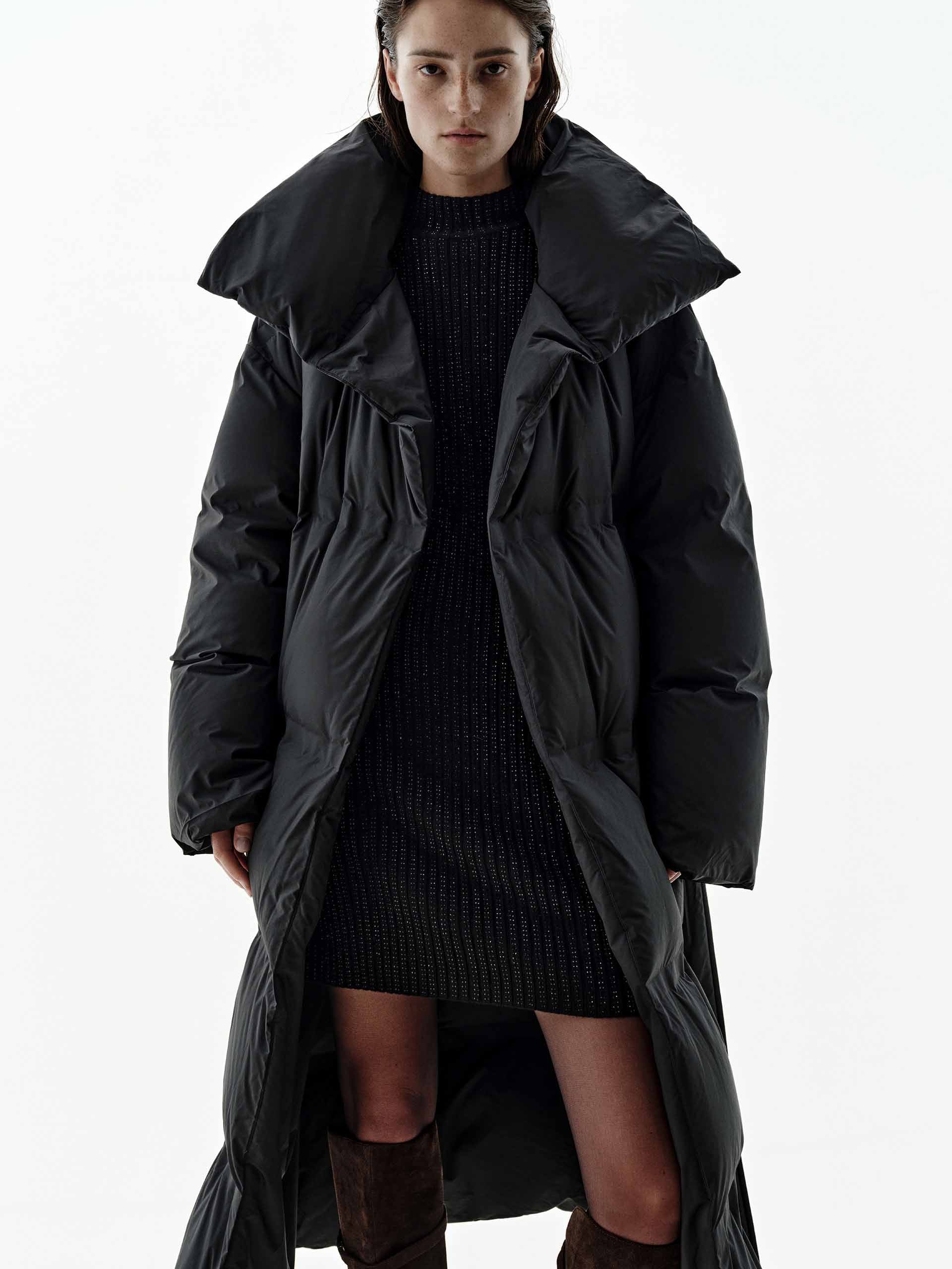 Include Belt Long Down Jacket - Image 6