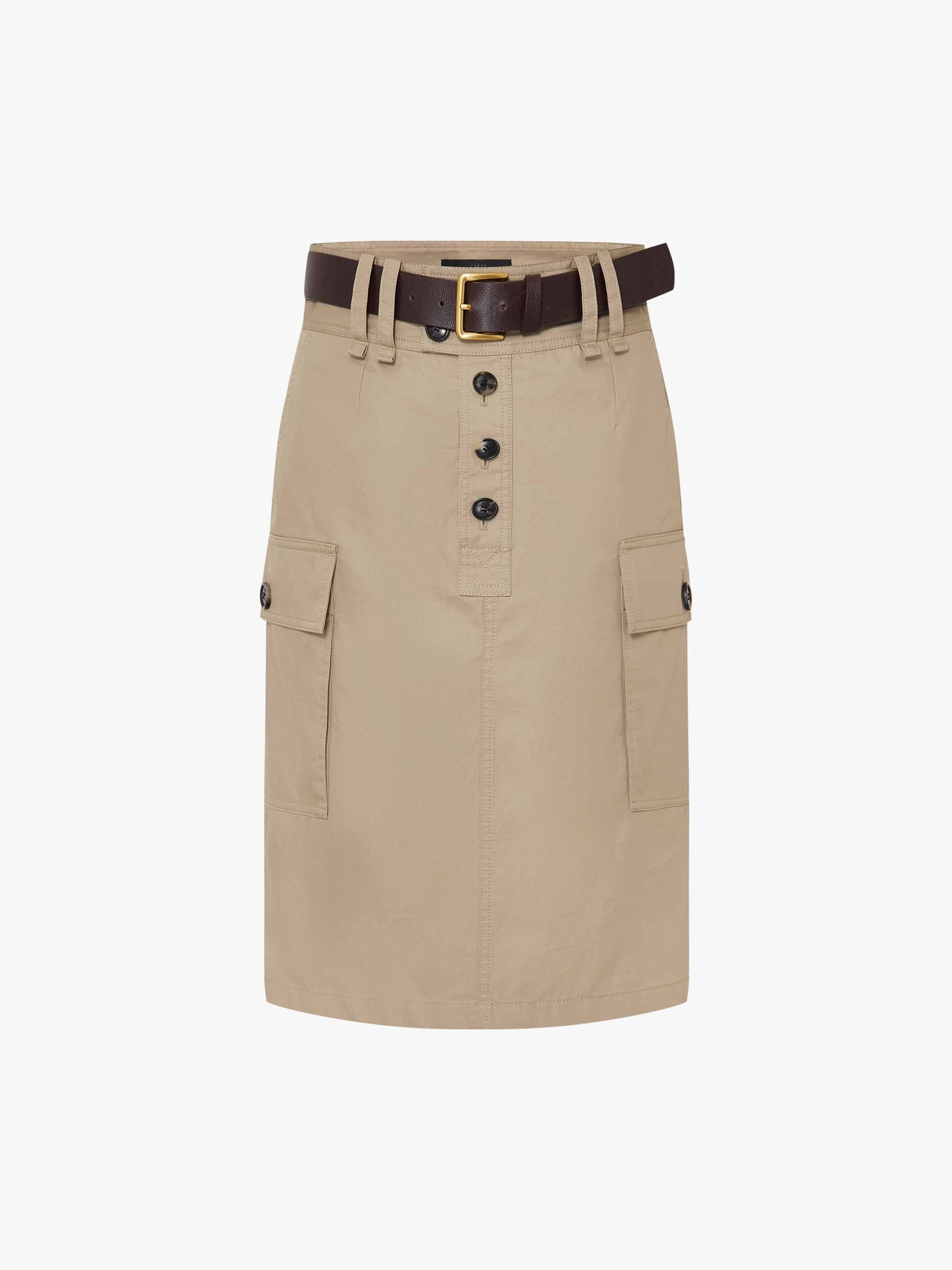 Include Belt Straight Skirt - Image 12