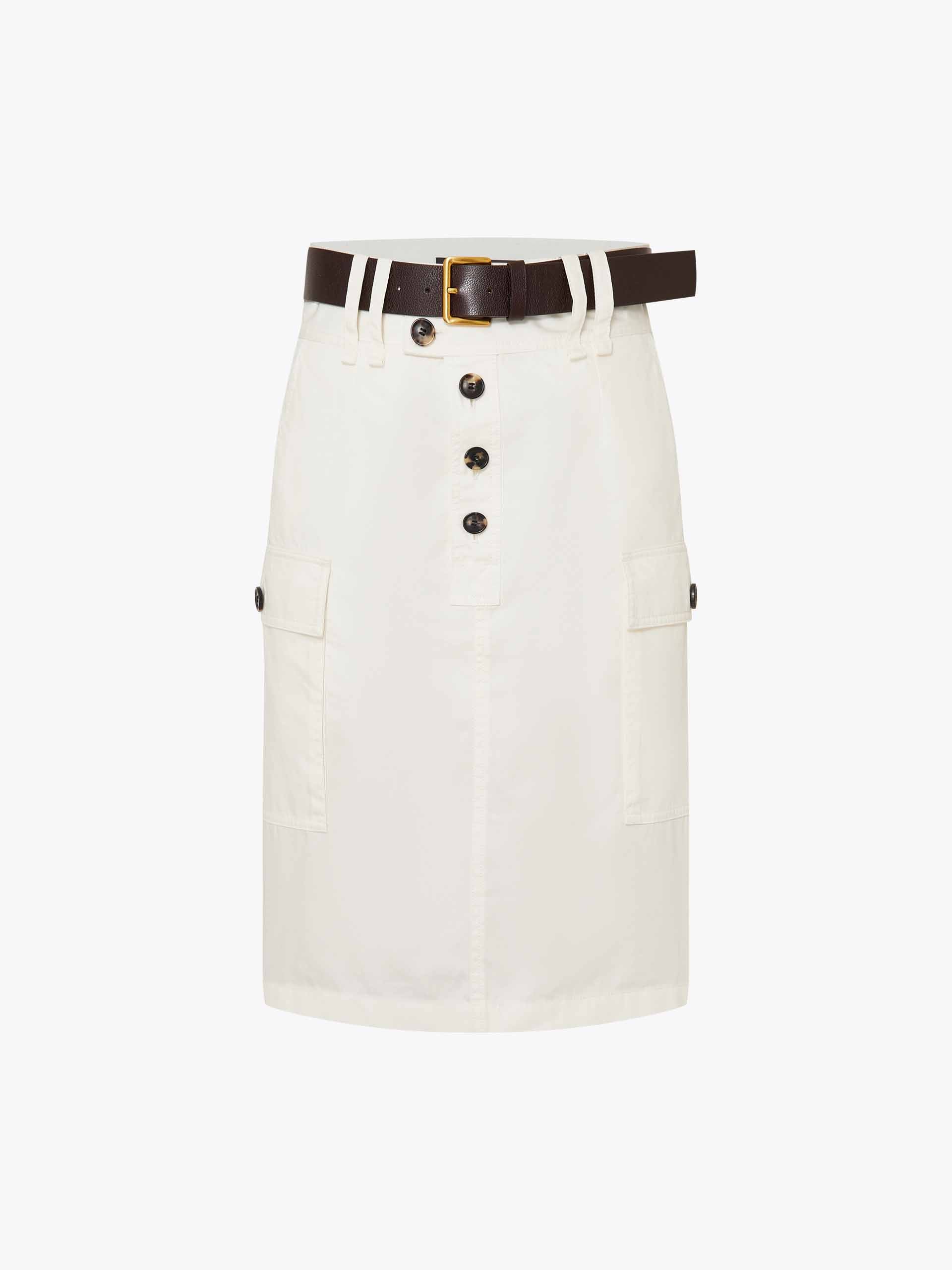Include Belt Straight Skirt - Image 5
