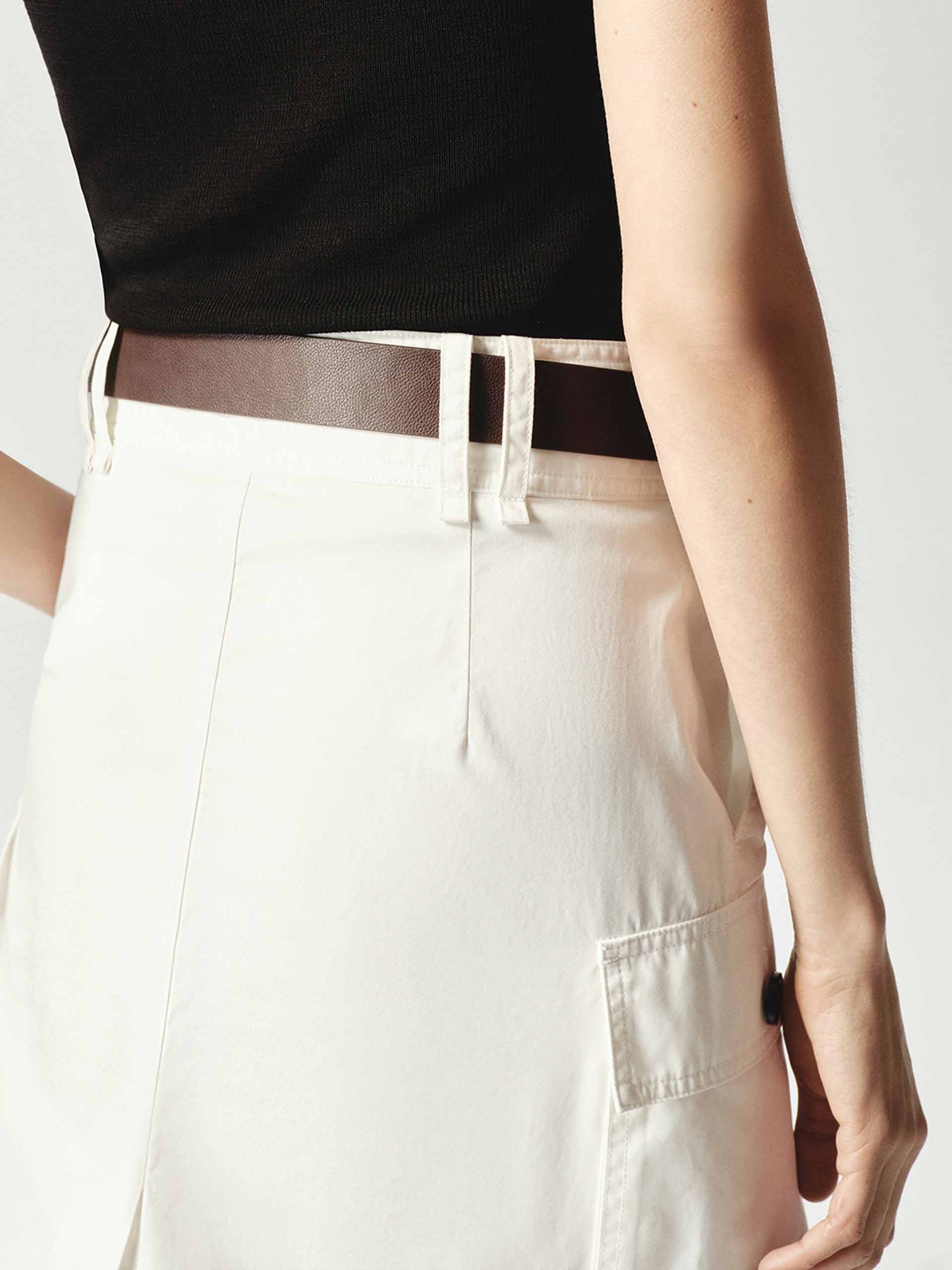 Include Belt Straight Skirt - Image 7