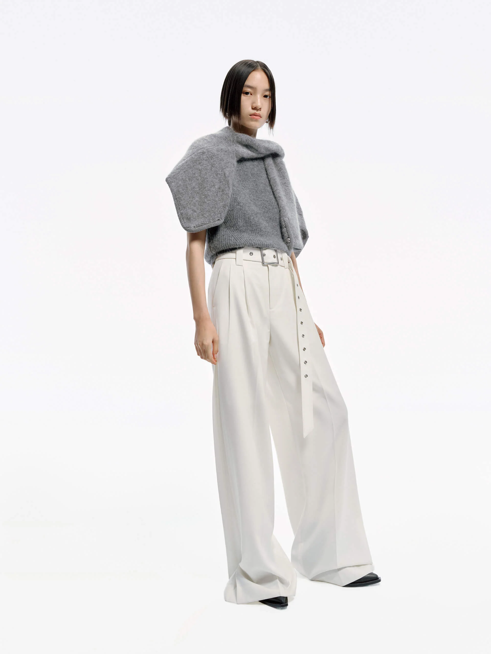 Include Belt Wide Leg Pants - Image 15