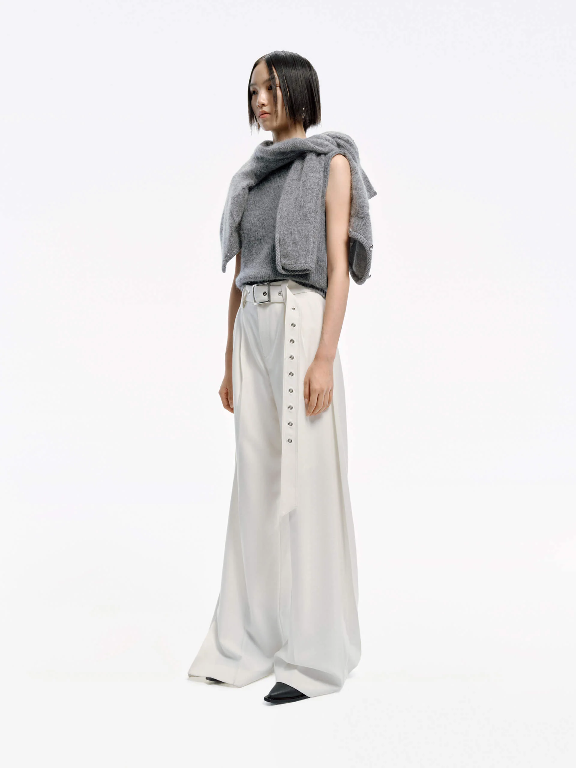 Include Belt Wide Leg Pants - Image 16