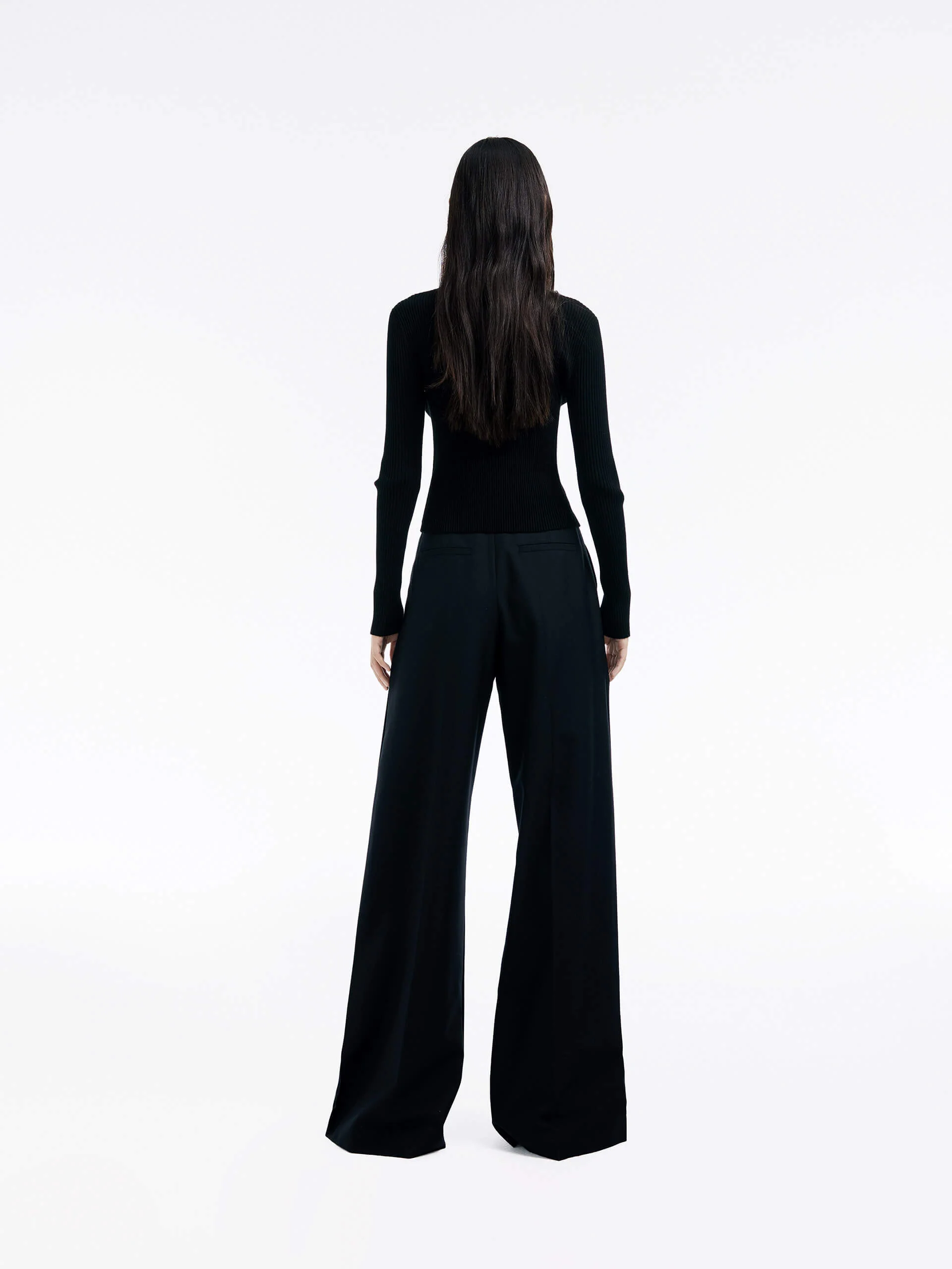 Include Belt Wide Leg Pants - Image 3