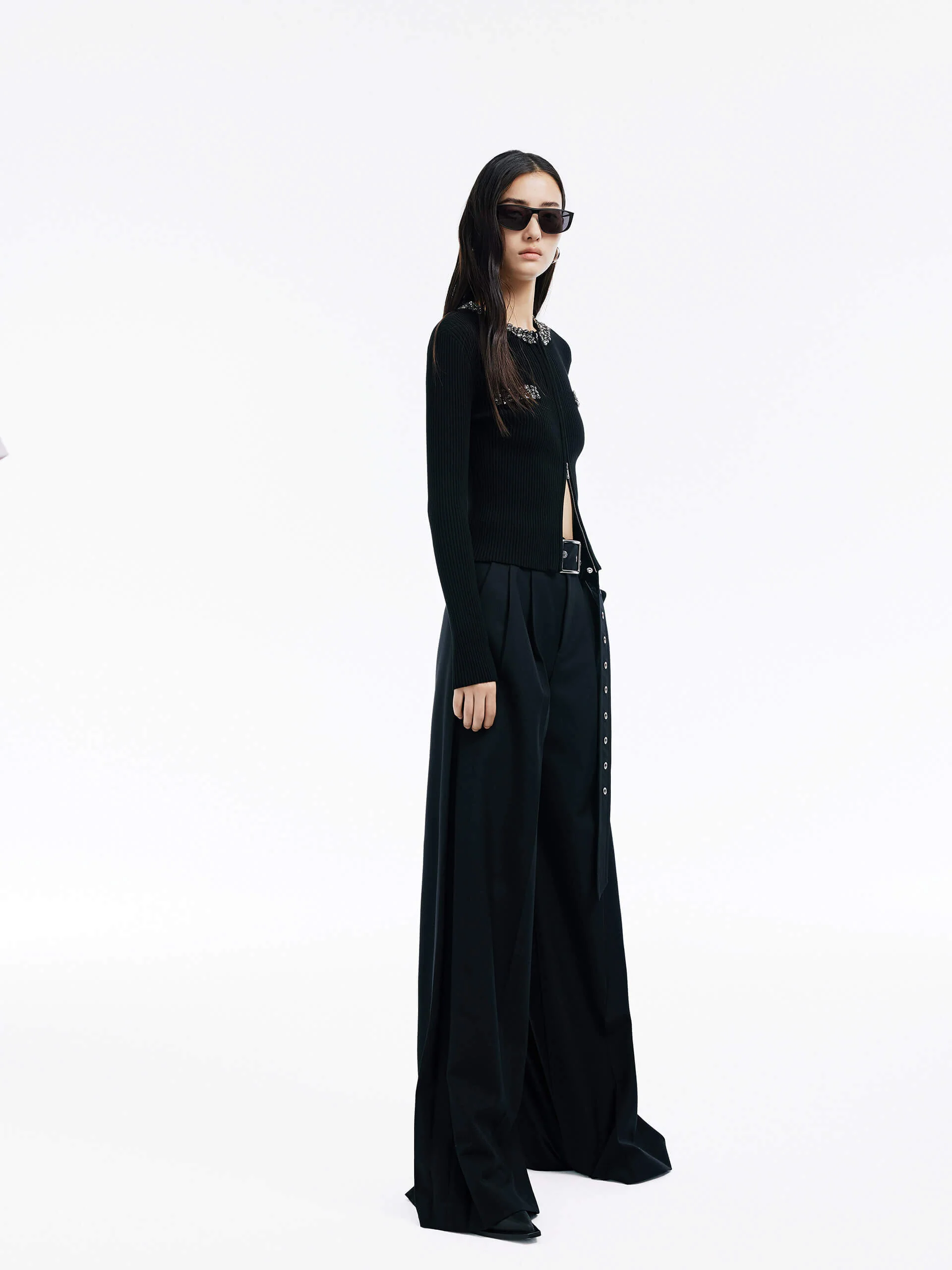 Include Belt Wide Leg Pants - Image 8