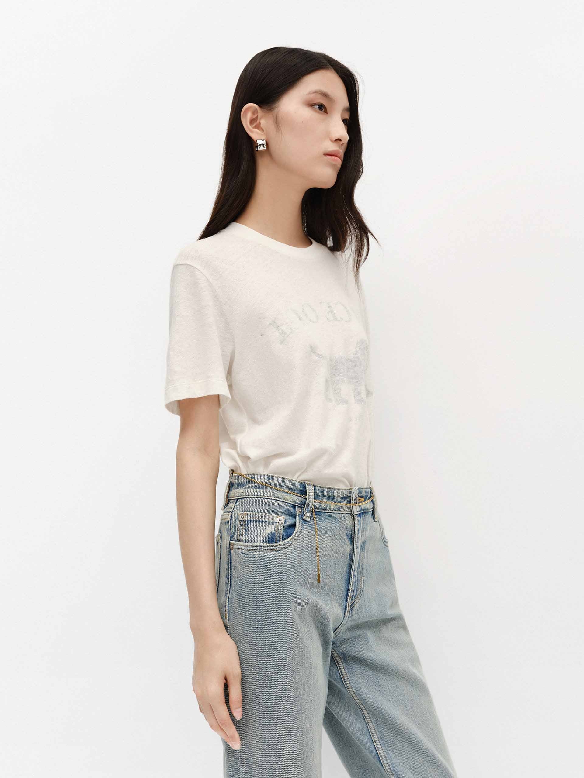 Include Linen Loose T-shirt - Image 8